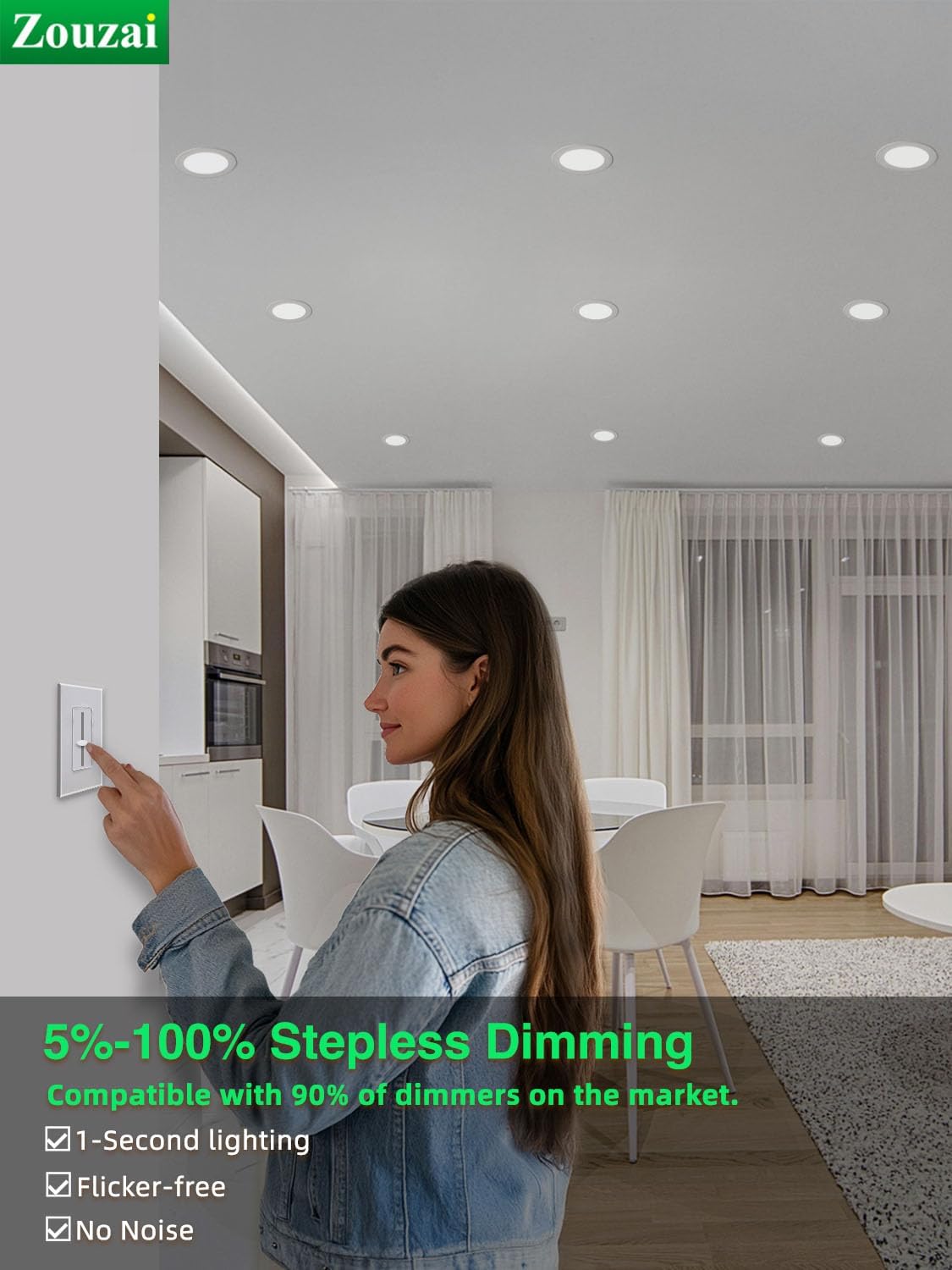 Detalle de zouzai 4 Inch LED Recessed Light