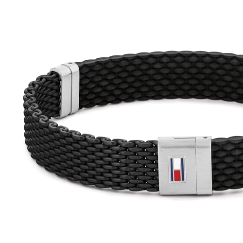 Detalle 2 de Tommy Hilfiger Men's Silicone Bracelet with the Iconic Flag (2790240S)