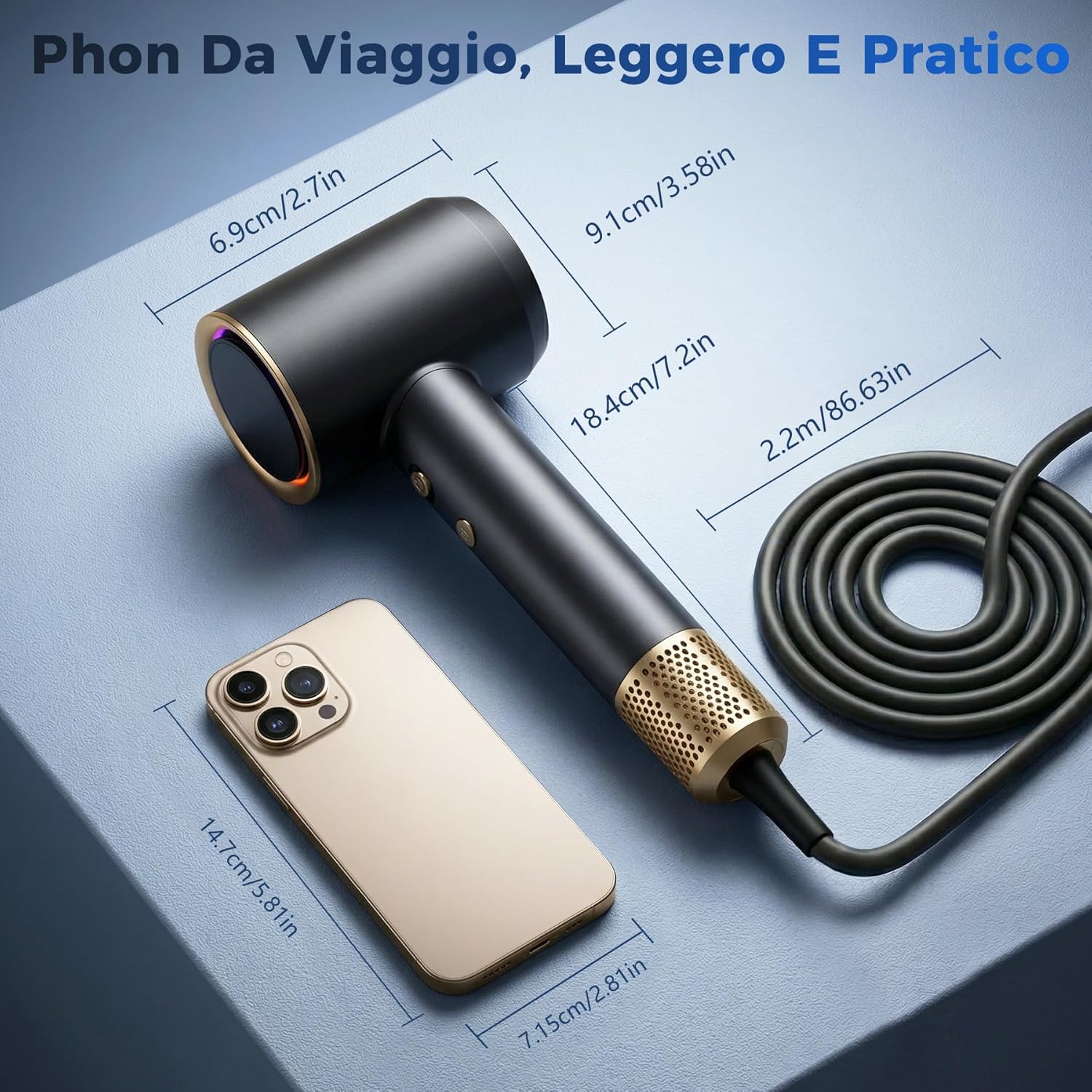Thumbnail 6 de Aidisy phon per capelli 110.000 giri
