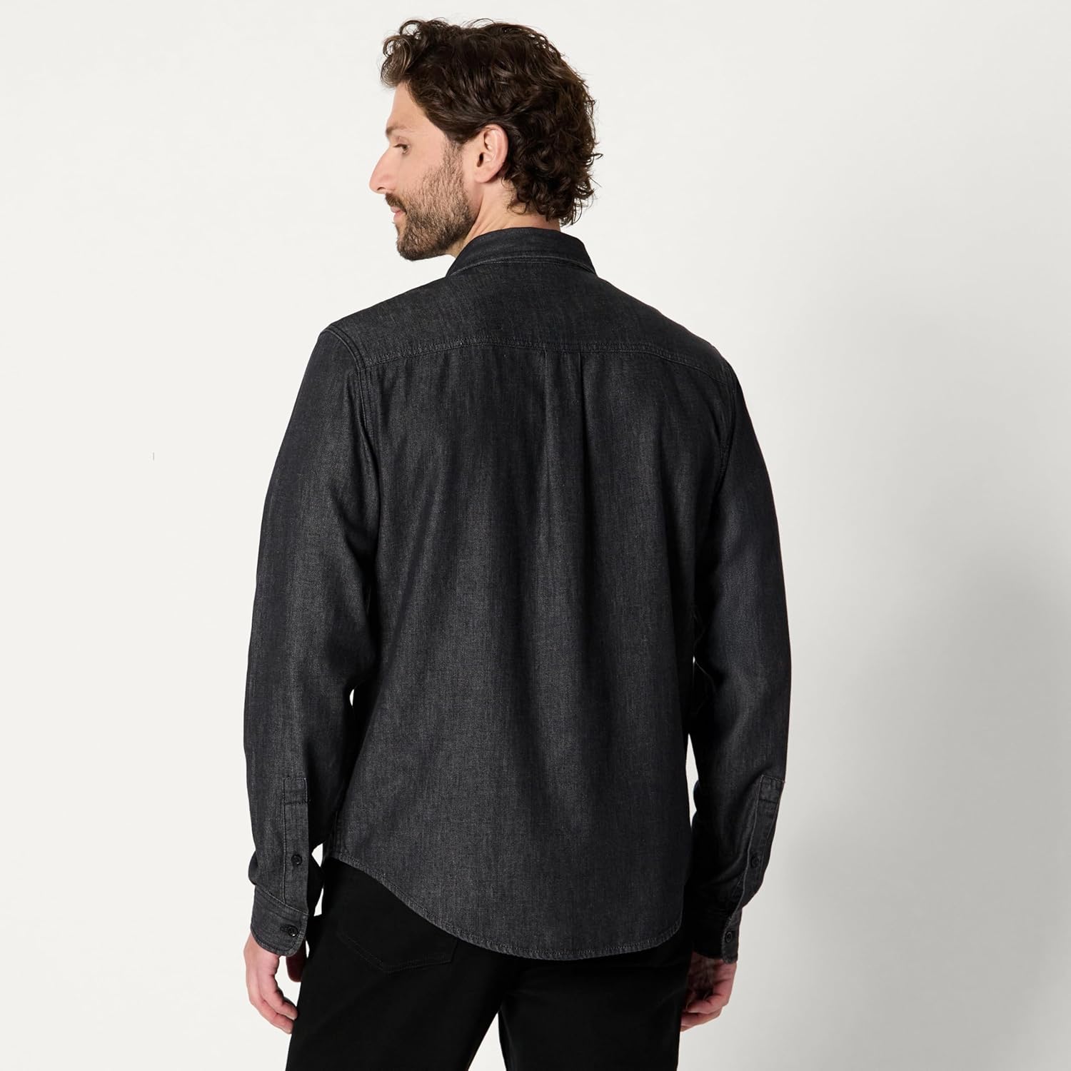 Thumbnail 1 de Amazon Essentials Herren Regular-Fit Langärmliges Button-Down-Jeanshemd