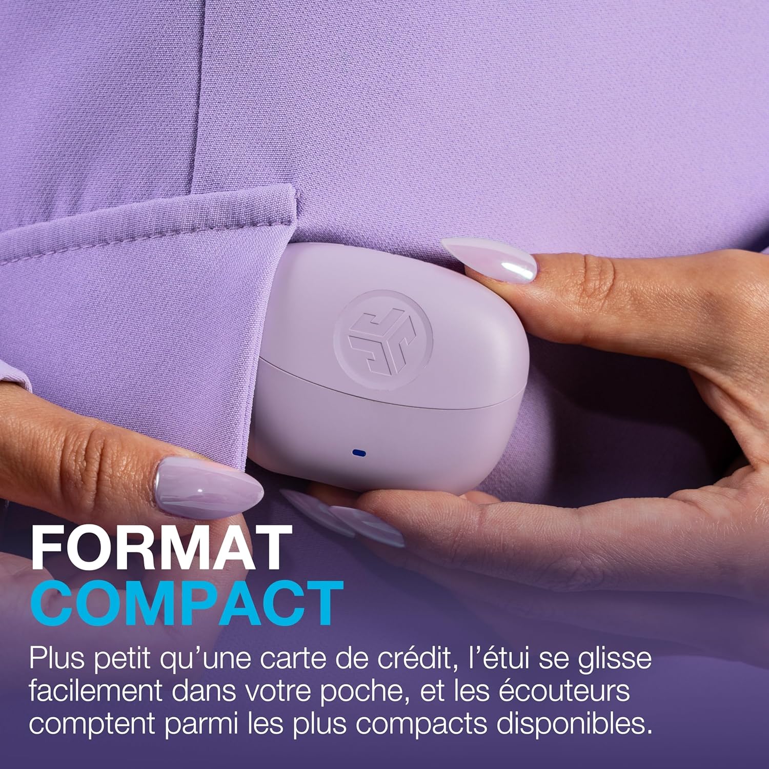 Thumbnail 6 de JLab Go Pods ANC — écouteurs Bluetooth sans fil à réduction de bruit hybride, 26 h d’autonomie, IP55