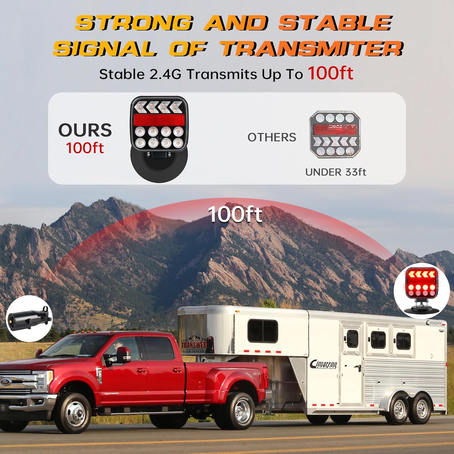Thumbnail 1 de ZUNAICE Wireless Trailer Lights 2-pack 🚚