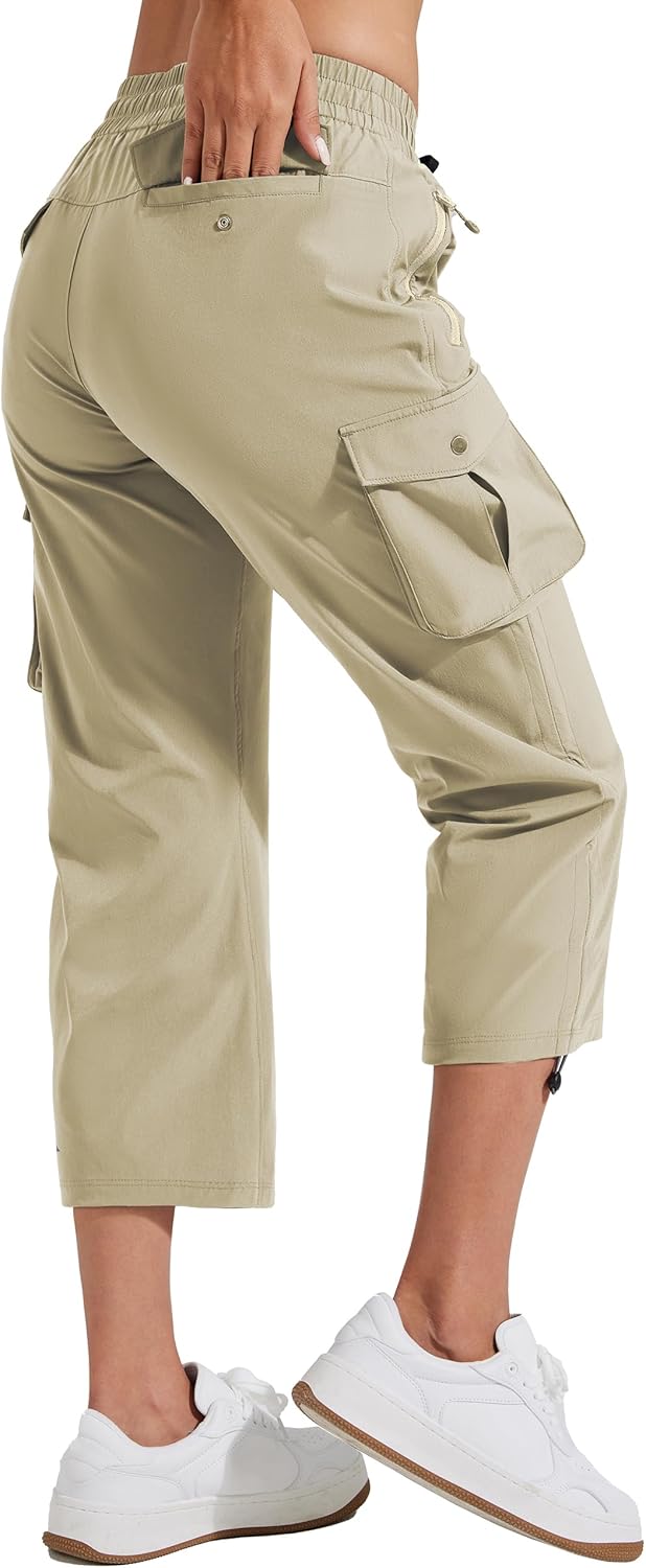 Detalle 2 de Pioneer Camp Caprihose Damen 3/4 Sommerhose – Leicht, bequem und praktisch