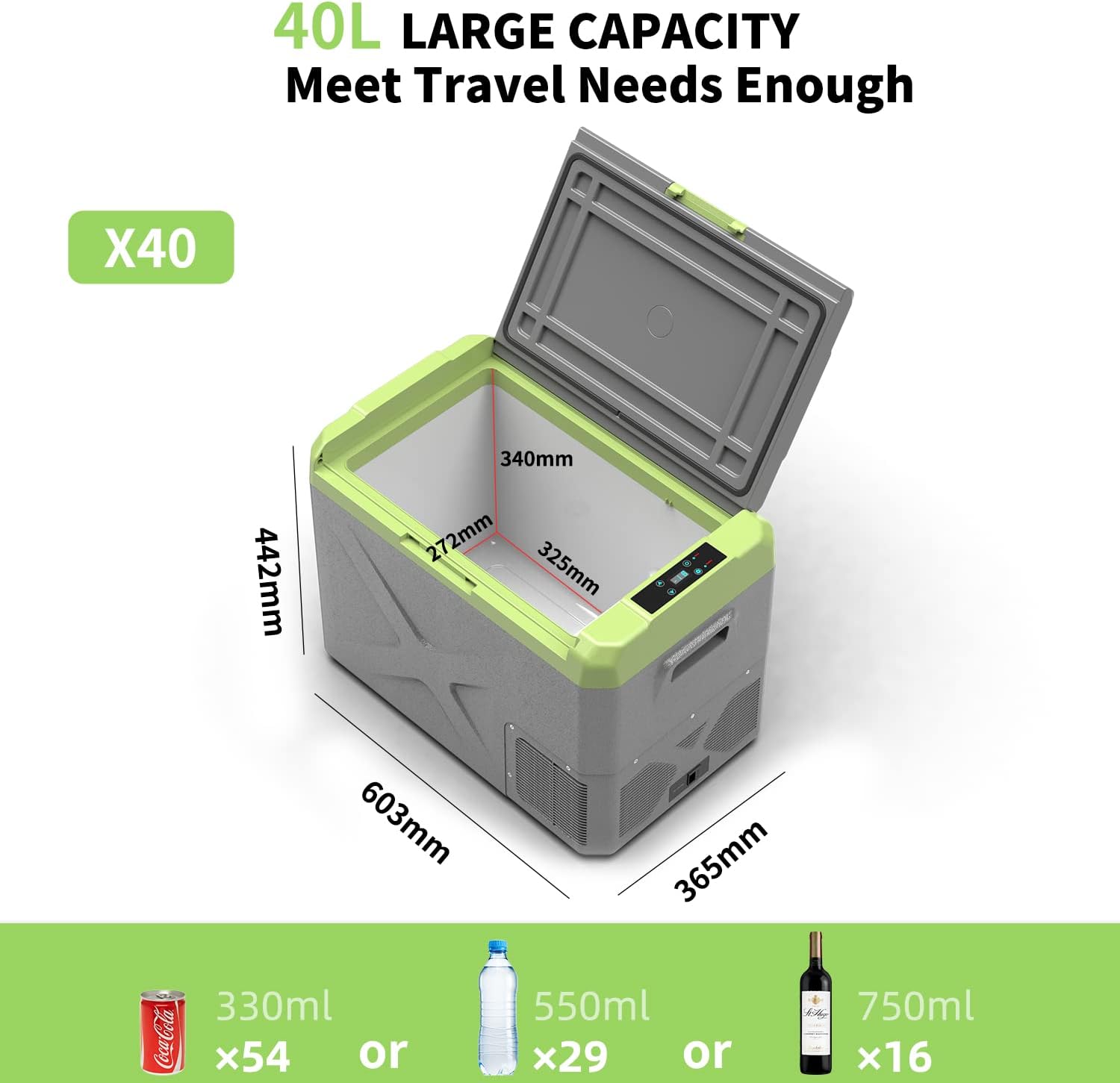 Thumbnail 5 de Alpicool X40 40L Car Fridge Freezer