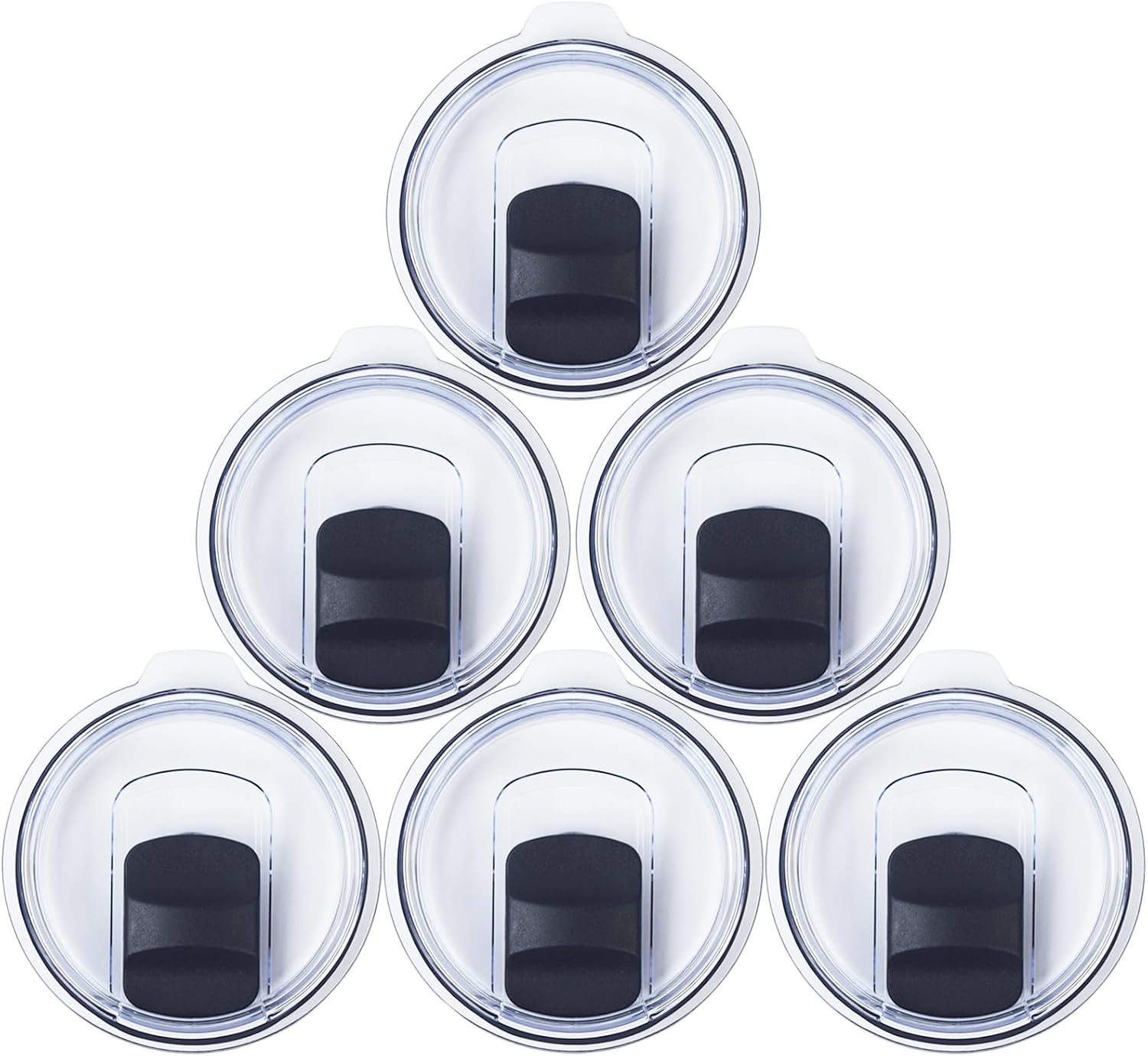 Detalle de Lubise lid28 20 oz Tumbler Replacement Lids, Magnetic Slider, BPA-Free