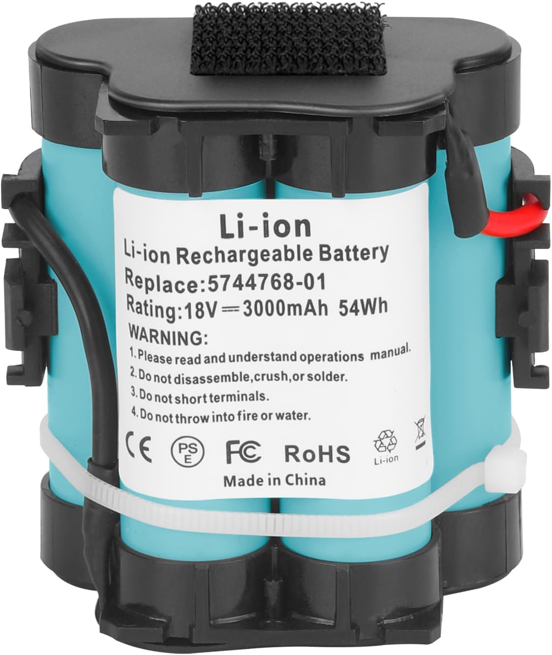 Detalle de KUNLUN 18V 3,0Ah Lithium-Ersatzakku für Gardena Mähroboter R-Serie & weitere Automower/ROB-Modelle