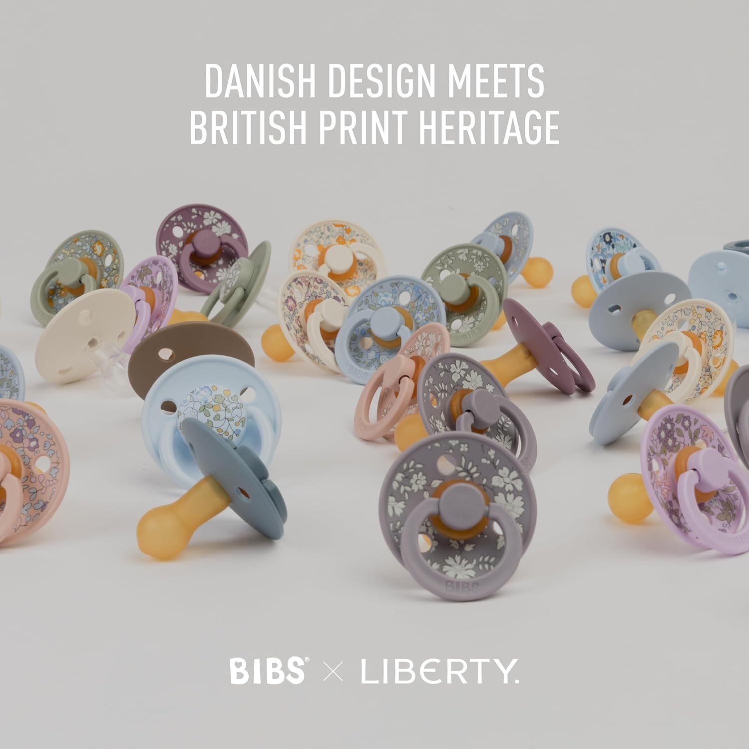Thumbnail 6 de BIBS Liberty Pacifier: 2 Colour Natural Rubber