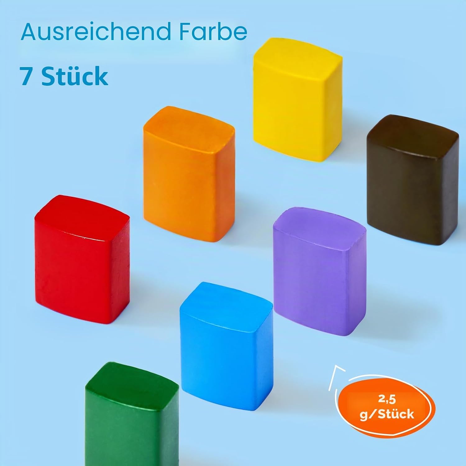Thumbnail 6 de JoyCat Malbuch mit Wasserfarben – 3-in-1 Malset für Kleinkinder (3–8 Jahre) Blau
