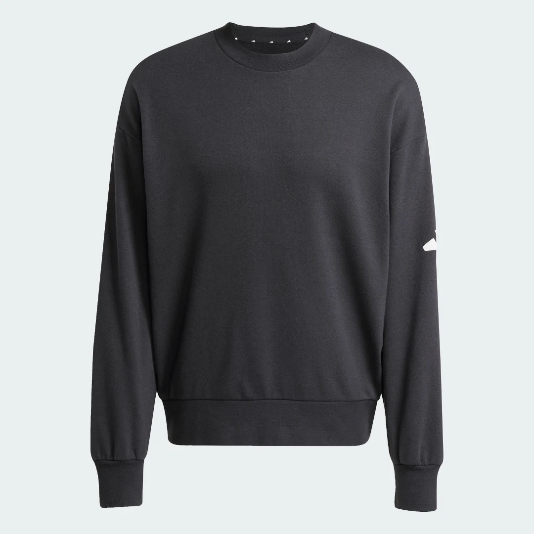 Detalle 2 de Sudadera Essentials Loose Fit 3 Bar Logo de Adidas — color negro