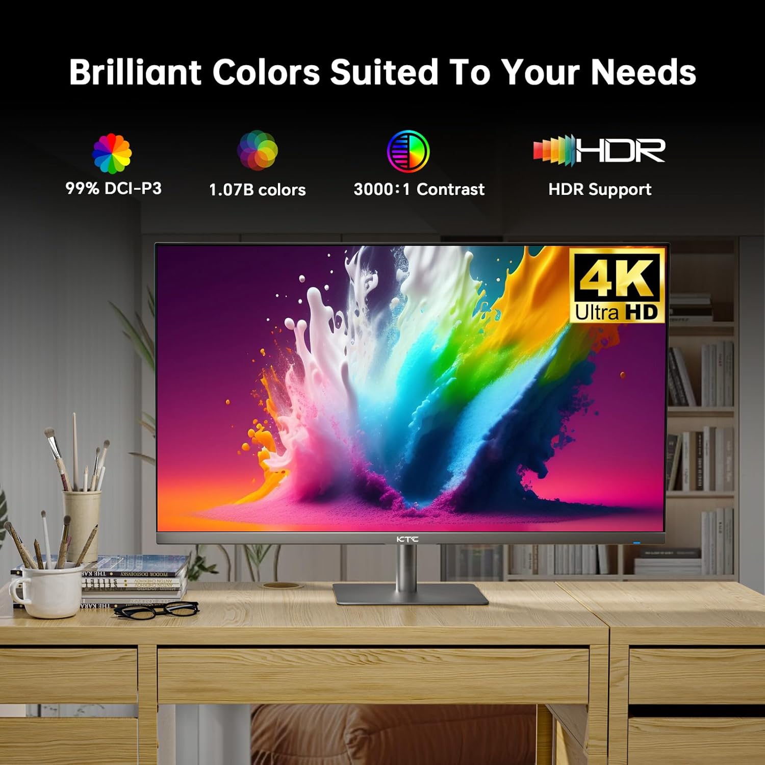 Thumbnail 2 de Smart Monitor 32 Inch with Smart TV System: 4K UHD, Android OS, and versatile connectivity