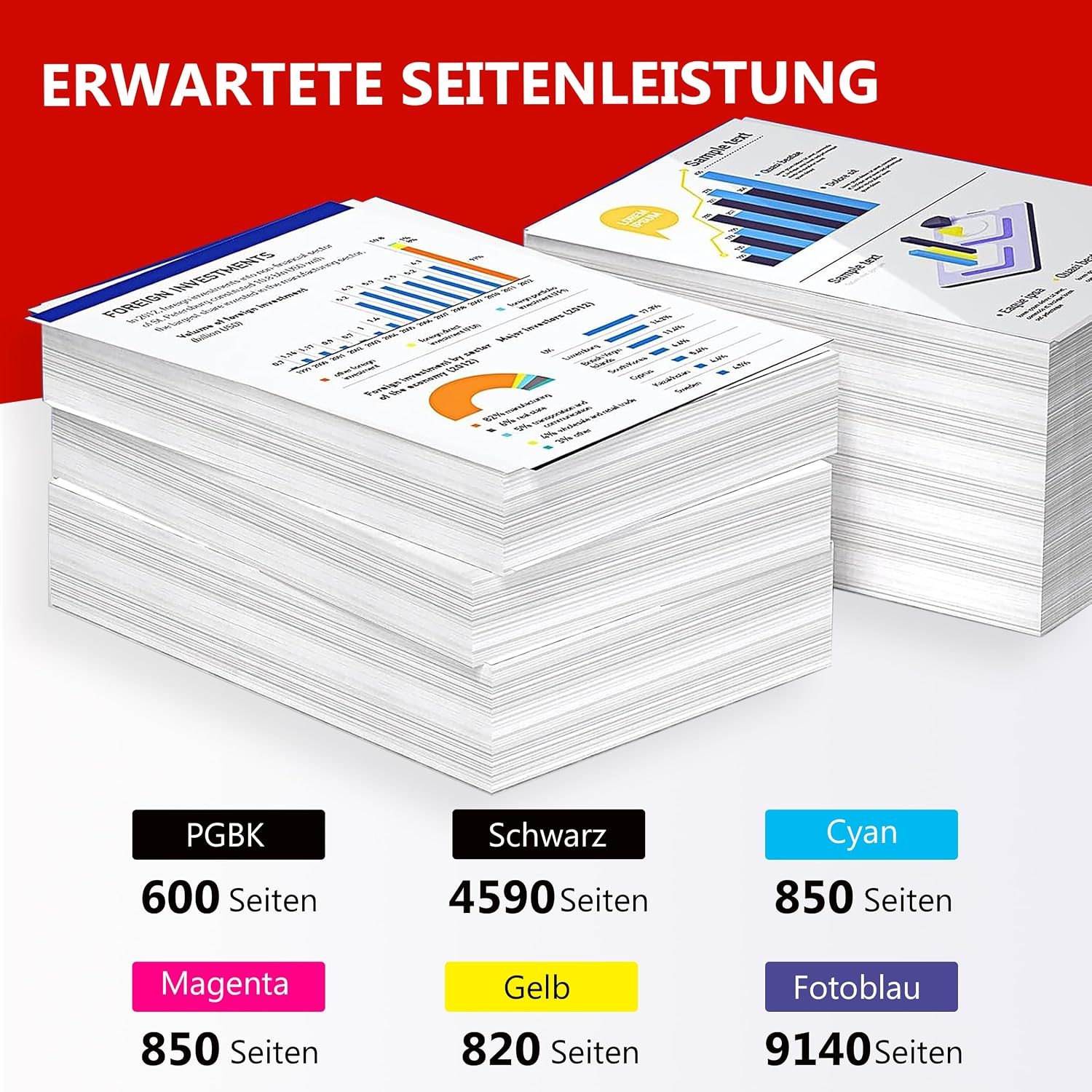 Detalle de Aurotec 580 581 XXL 12er Multipack für Canon