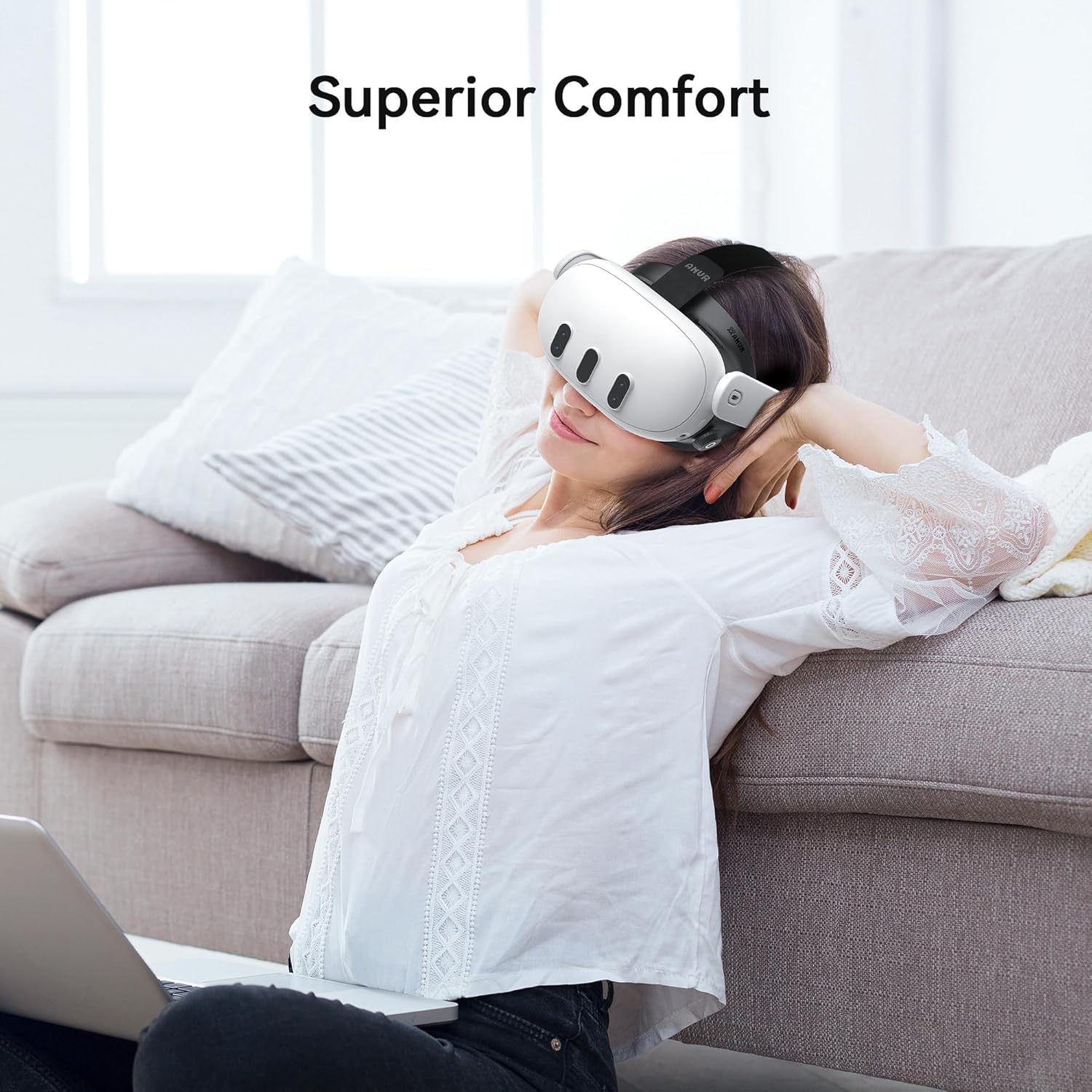 Thumbnail 5 de AMVR Verbessertes Comfort Face Cover Pad für Quest 3