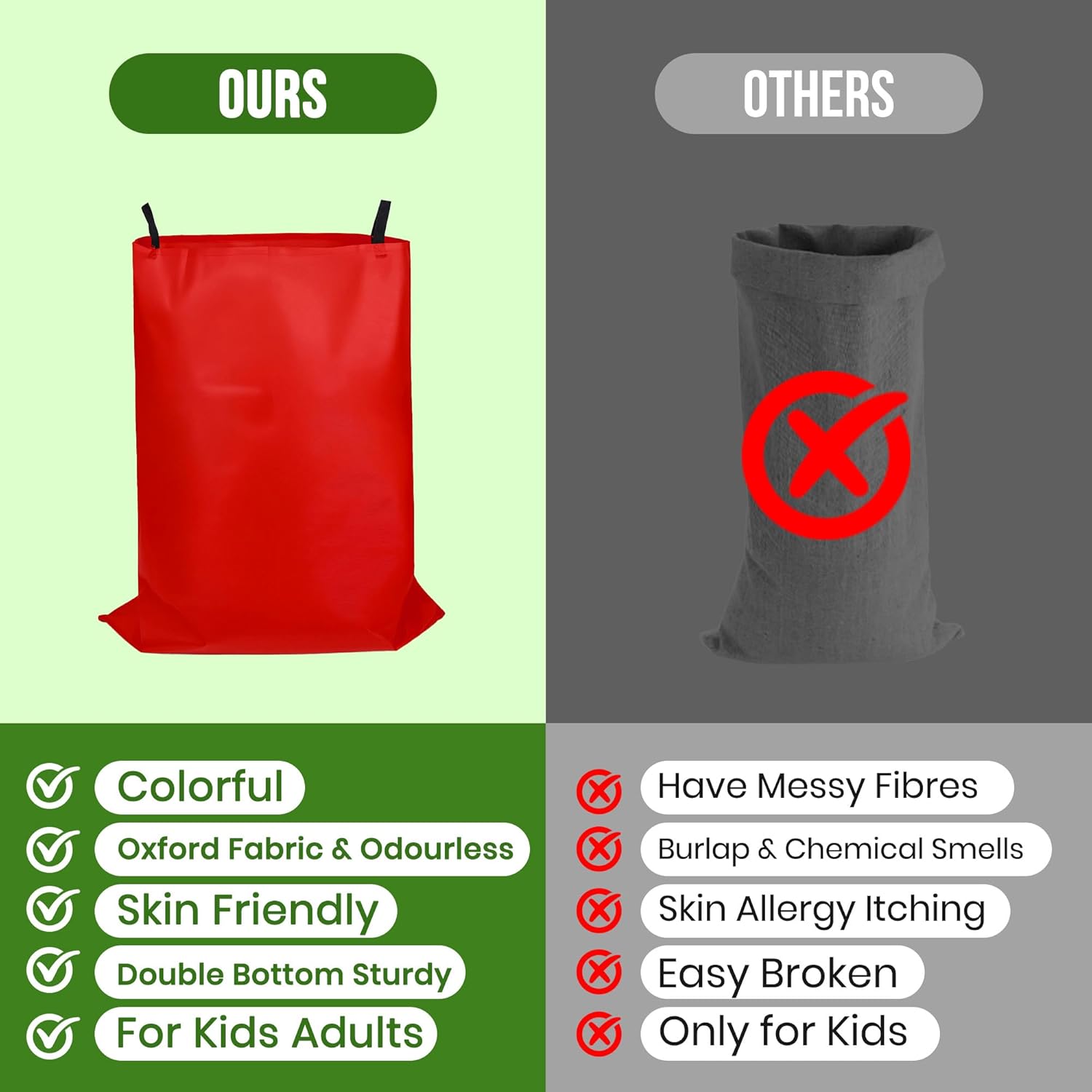 Thumbnail 1 de 4-In-1 Outdoor Games Set for Kids & Adults — 39-Piece Yard Games Kit (sack race, bean bags, egg-and-spoon, three-legged bands)