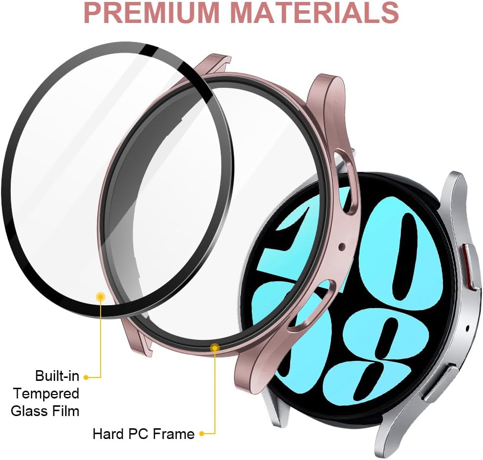 Detalle de Samsung Galaxy Watch 6 40mm case, 2 pack