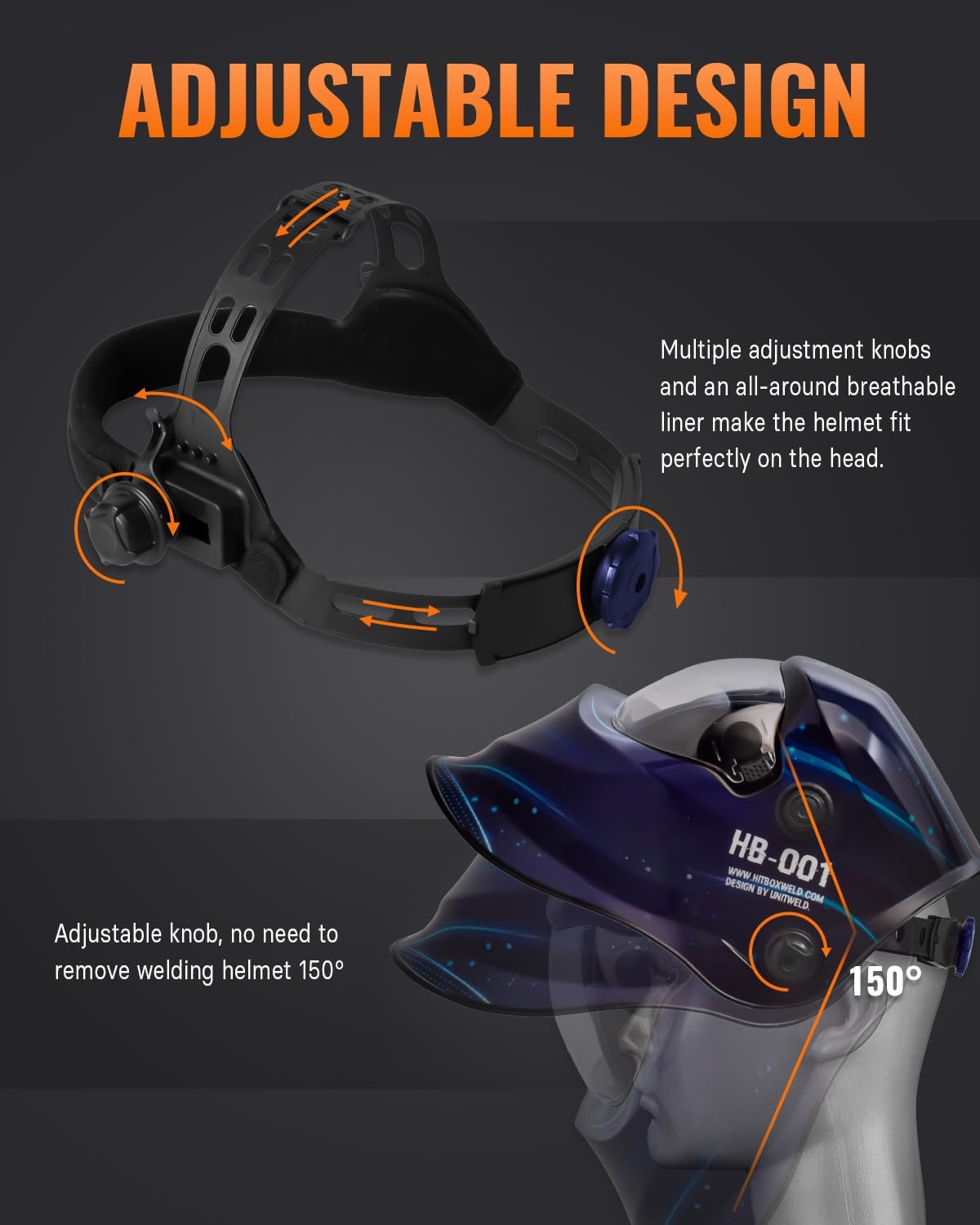 Thumbnail 5 de HITBOX Welding Helmet 4/9-13 🛡️