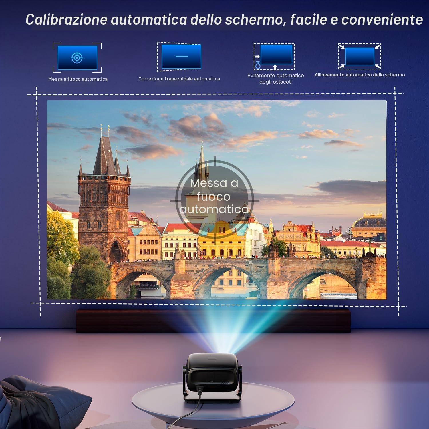 Detalle 2 de Proiettore 4K Smart TV 30000 Lumen: massimo immersive a casa