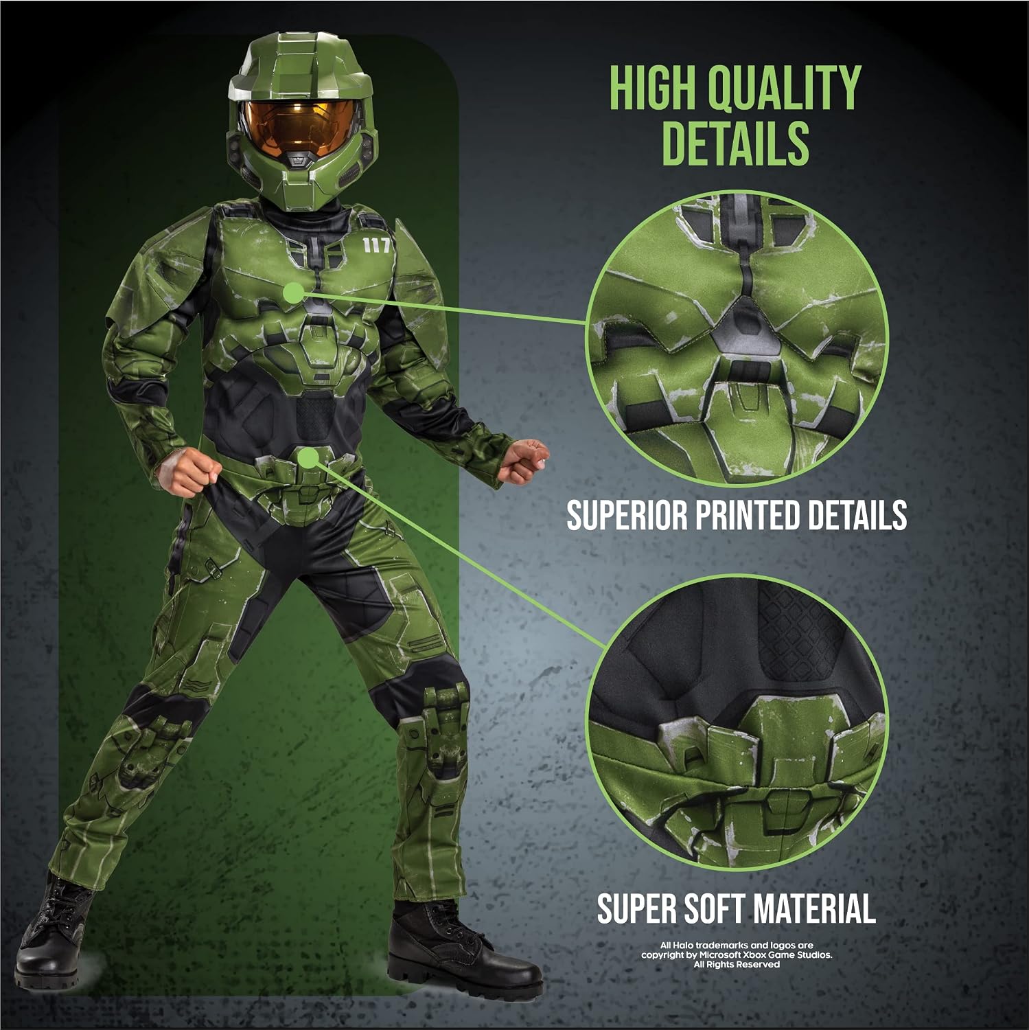 Detalle de Disguise Halo Infinite Kids Costume, Child Size Medium