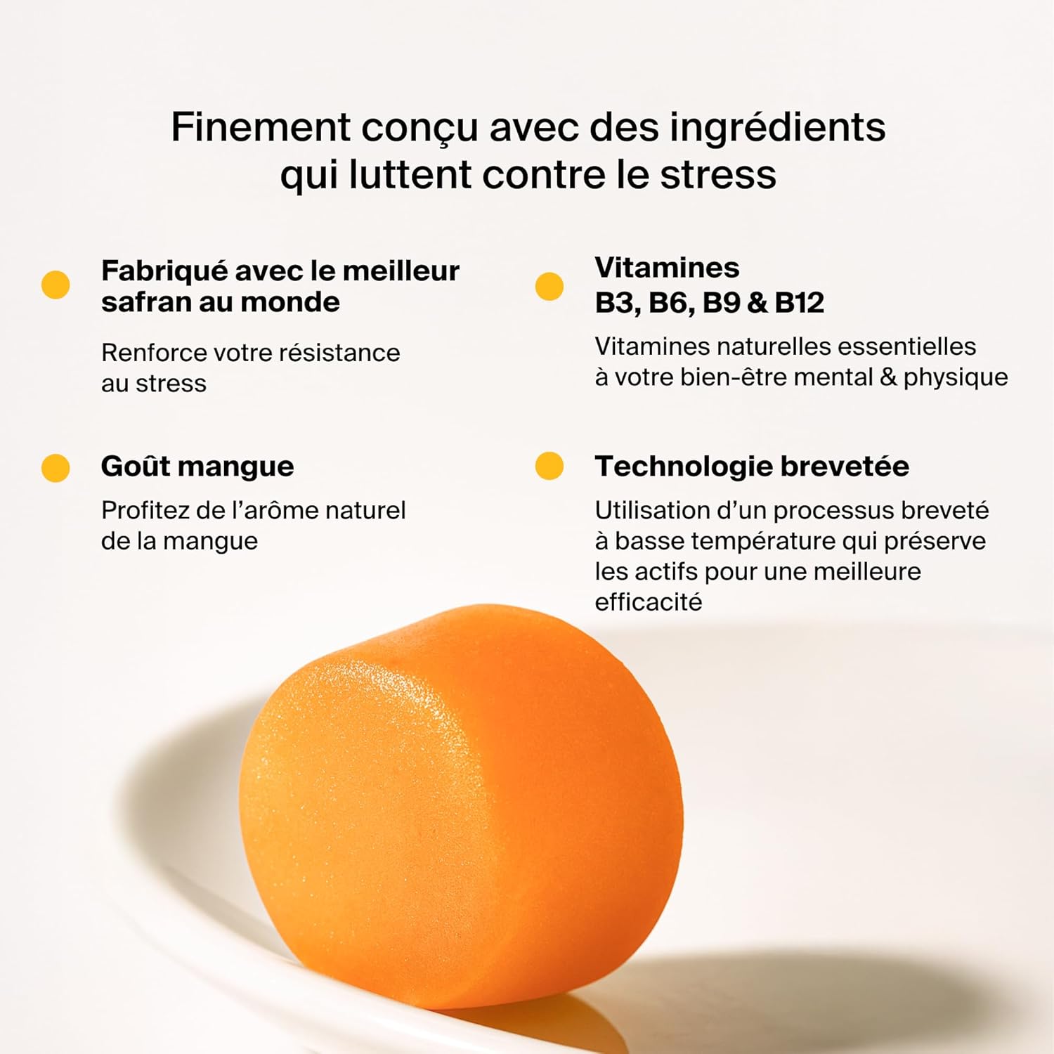 Thumbnail 3 de Naali Gummies Anti Stress au safran et vitamines B (60 gommes, sans sucre) – soutien de l’humeur et énergie mentale