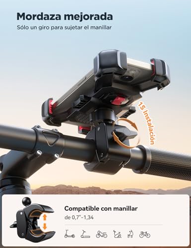 Detalle 2 de JOYROOM 2026 Supporto telefono bici universale 4,7–7"