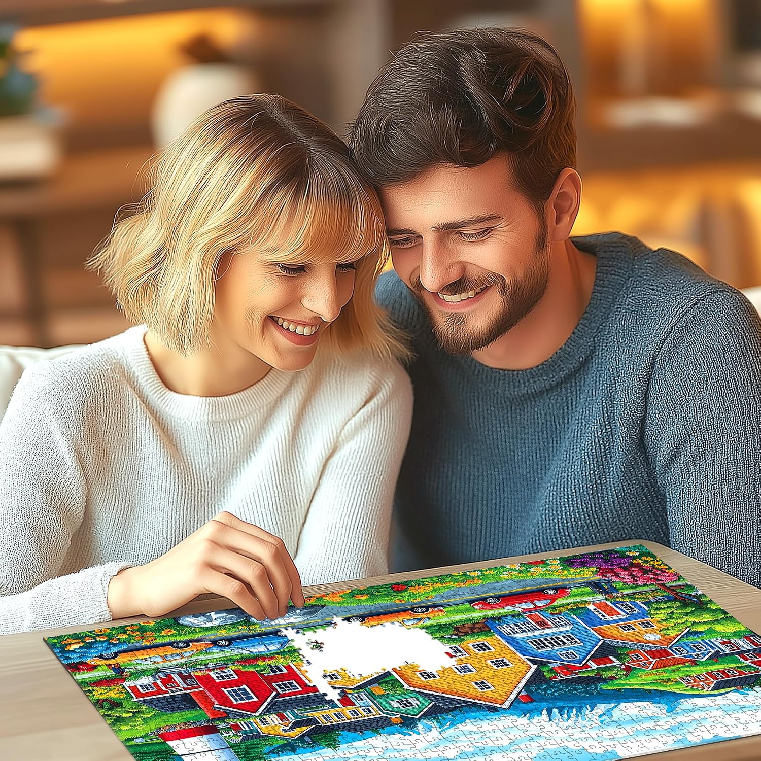 Detalle de Blueforest 1,000-Piece Jigsaw Puzzle