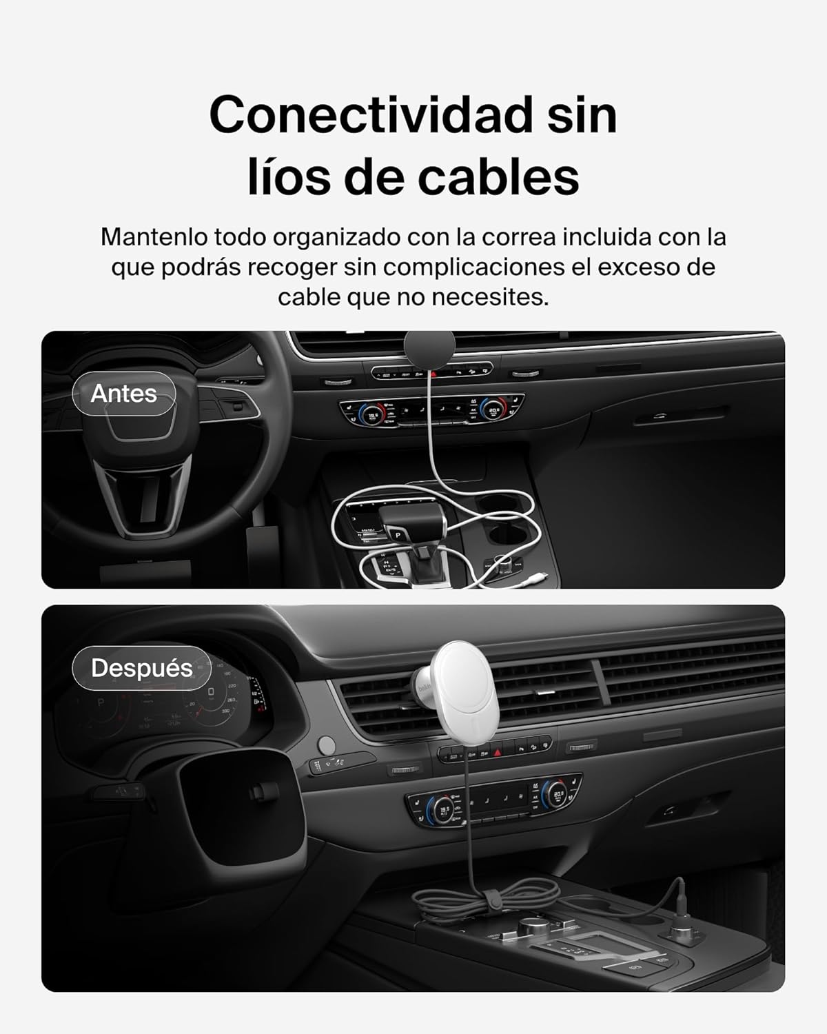 Thumbnail 6 de Belkin BoostCharge Pro: Cargador Magnético Qi2 para Coche