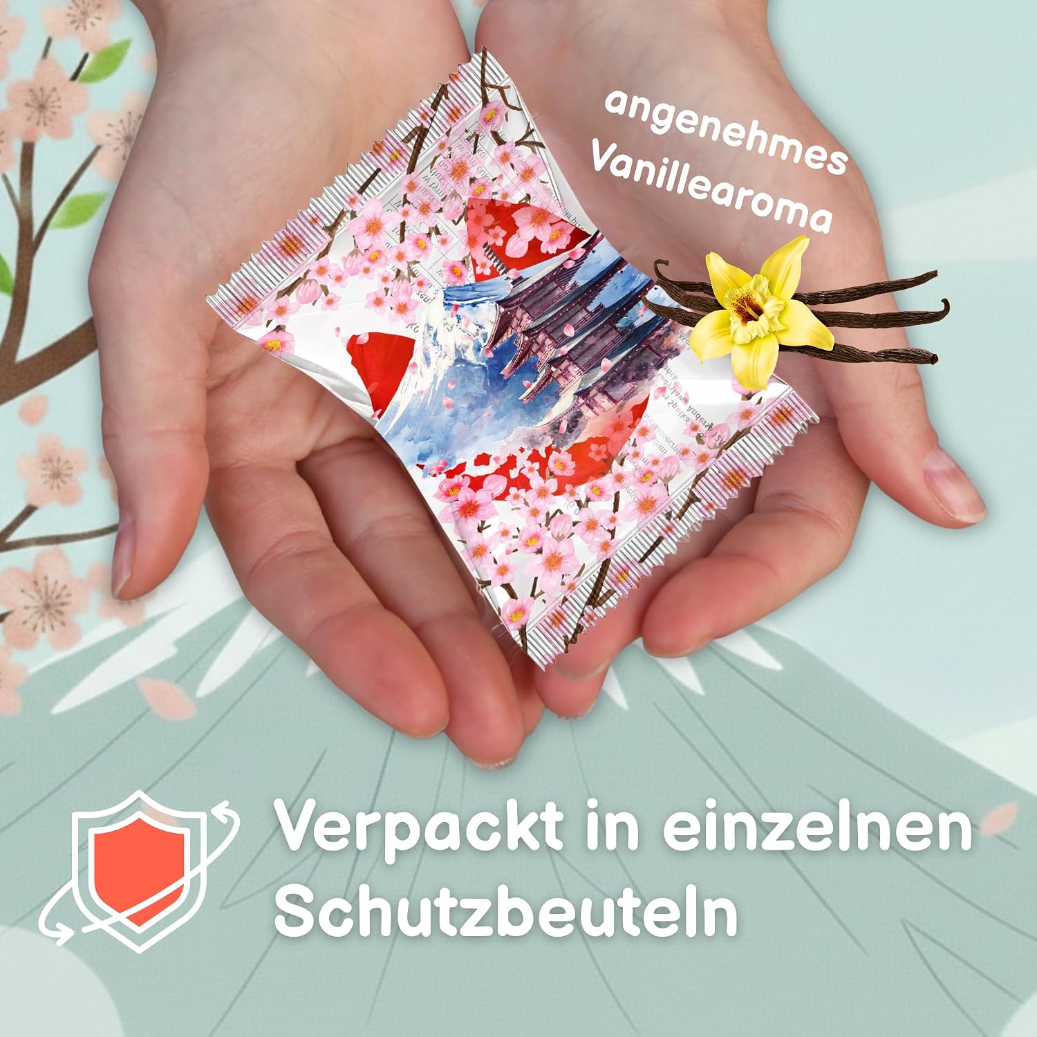 Thumbnail 4 de Glückskekse Einzeln Verpackt – Sakura Geschmack, 15 Stück