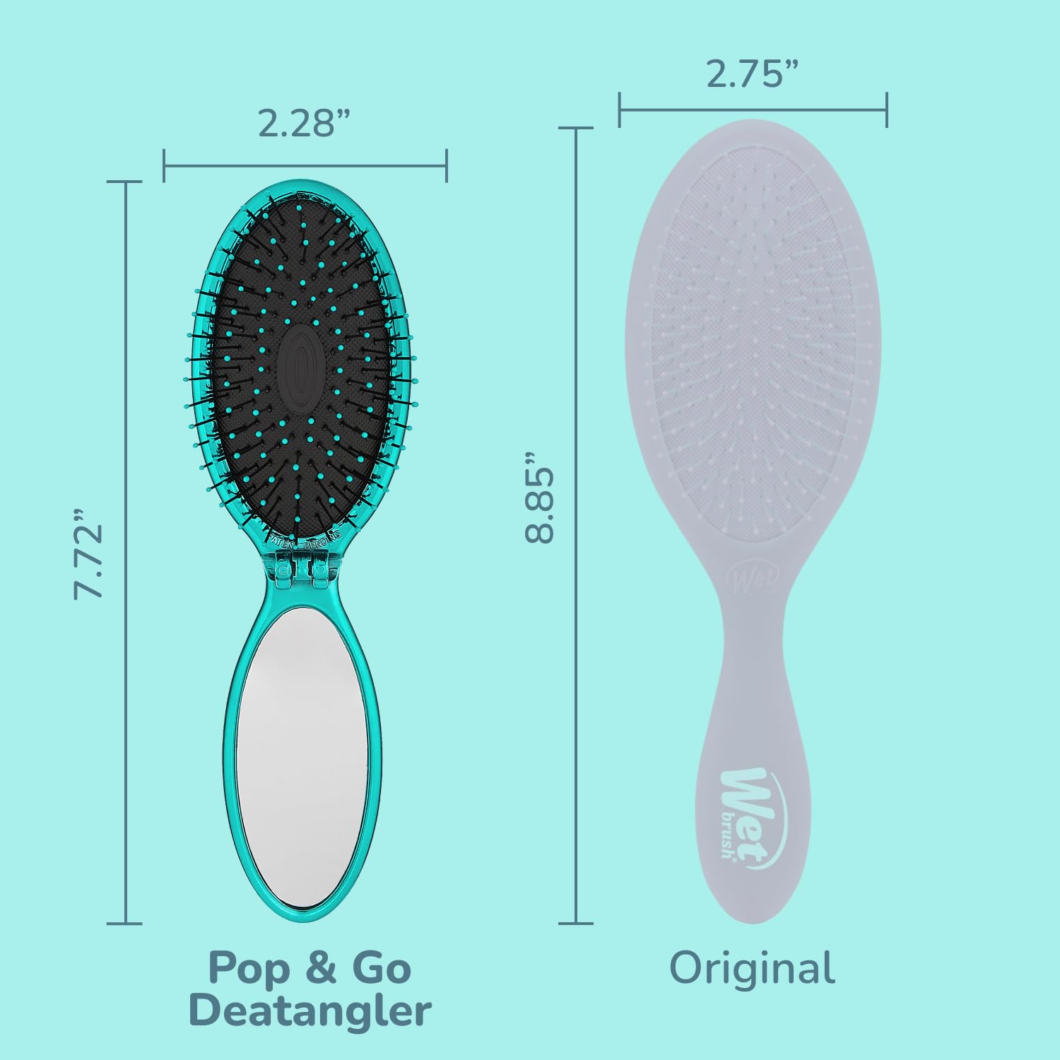 Thumbnail 3 de Wet Brush Pop Go Detangler Travel Brush