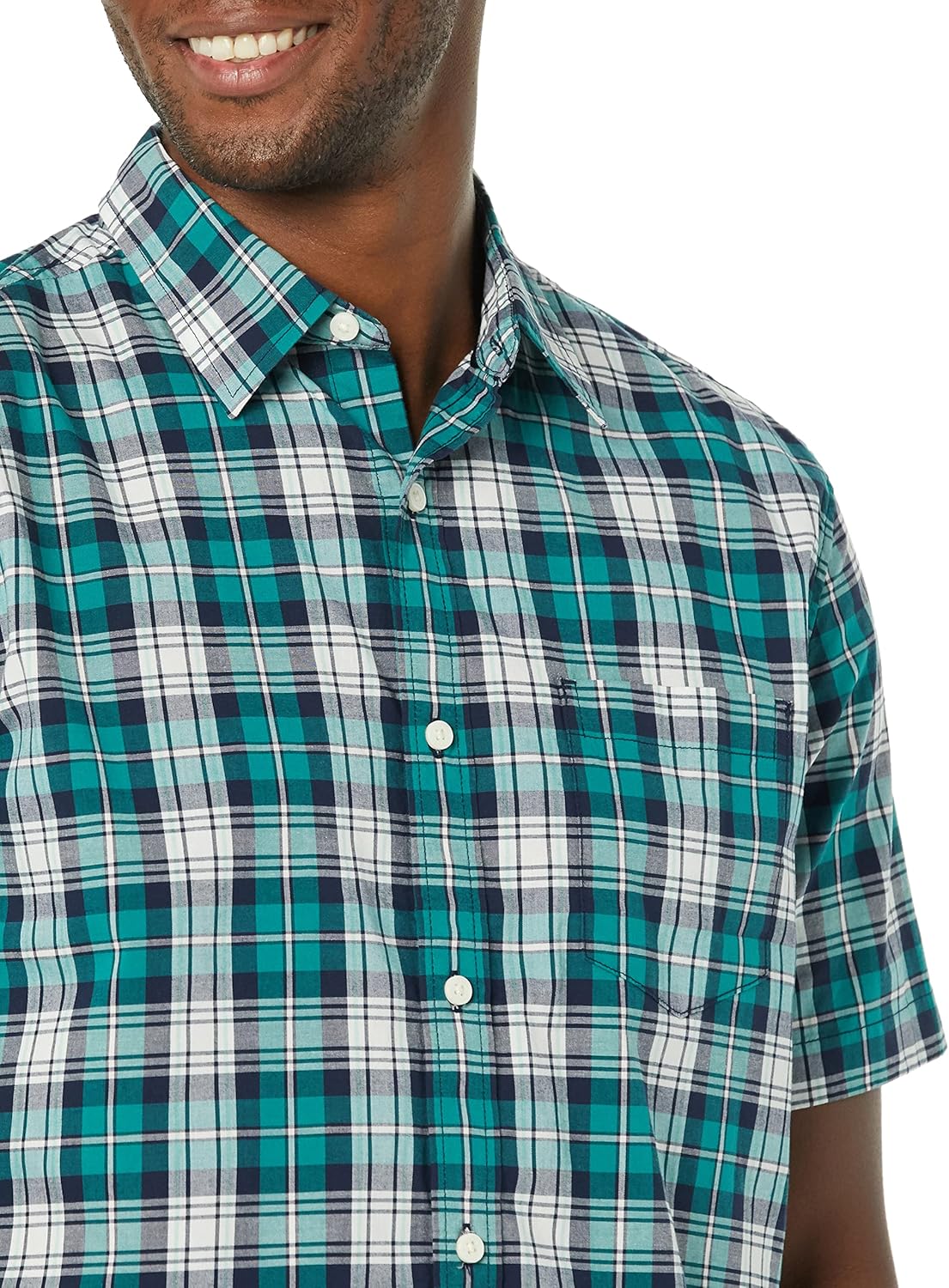 Thumbnail 4 de Amazon Essentials men’s short-sleeve stretch poplin shirt (Big & Tall)