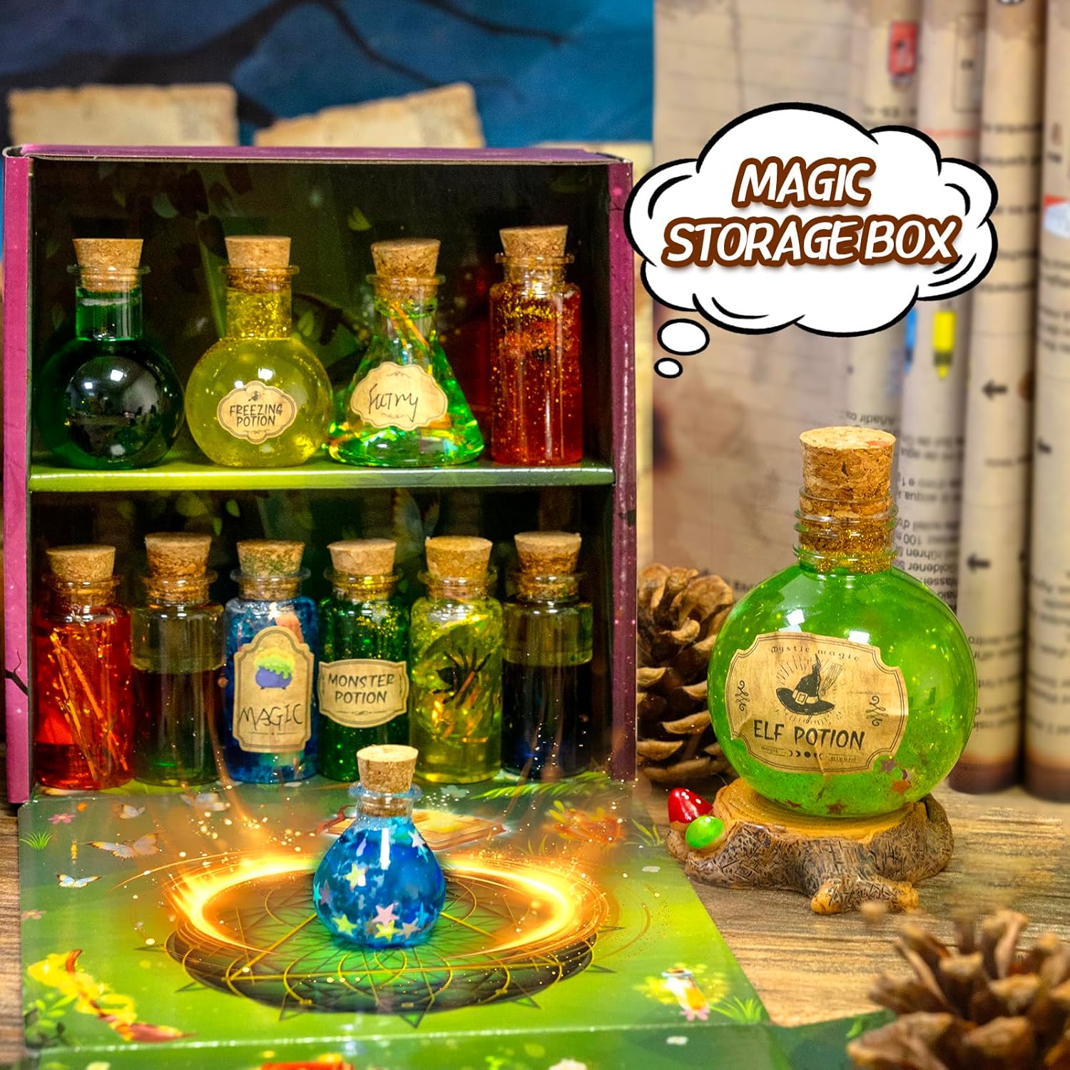 Detalle de LDomet Science Magic Potions Kit for Kids: 20+ Experiments for Creative Learning