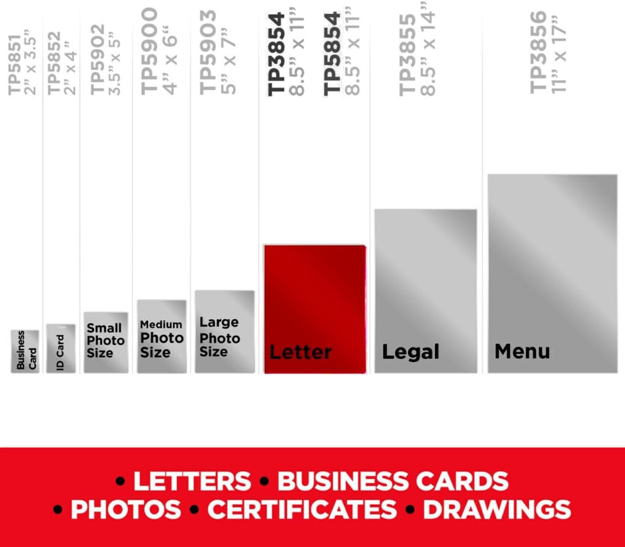 Thumbnail 3 de Scotch Thermal Laminating Pouches 100 Count 📎
