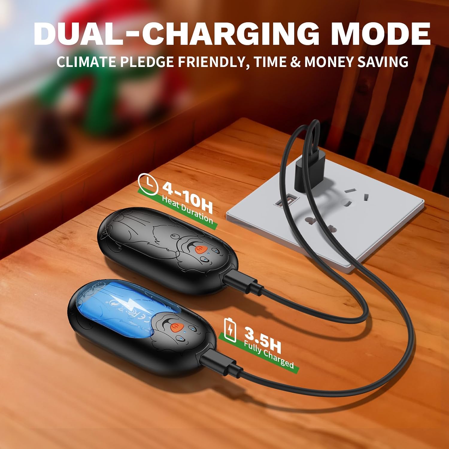 Detalle de DAXING Hand Warmers 24‑Hour Rechargeable