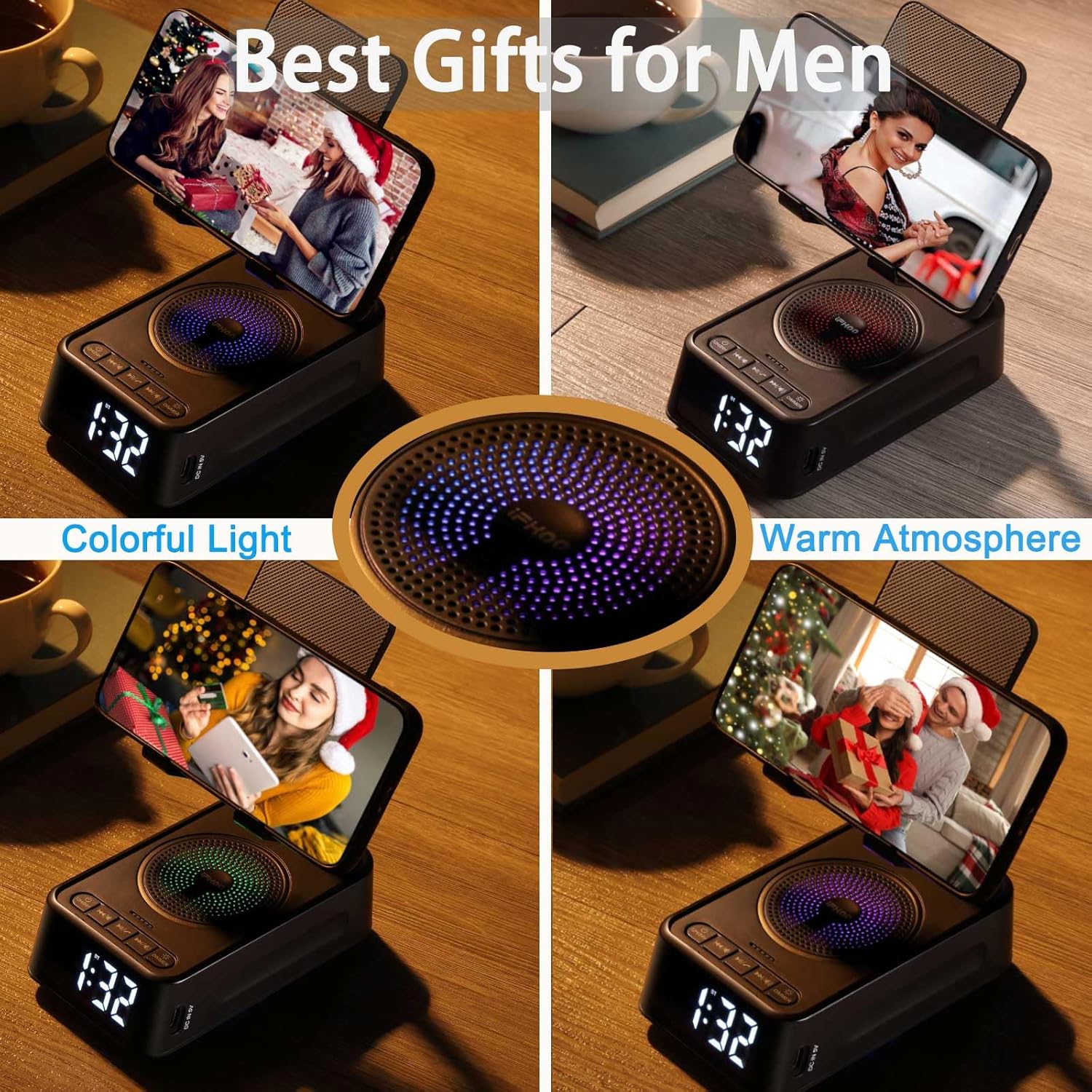 Thumbnail 5 de DiKaou Phone Stand with Bluetooth Speaker 4–13in