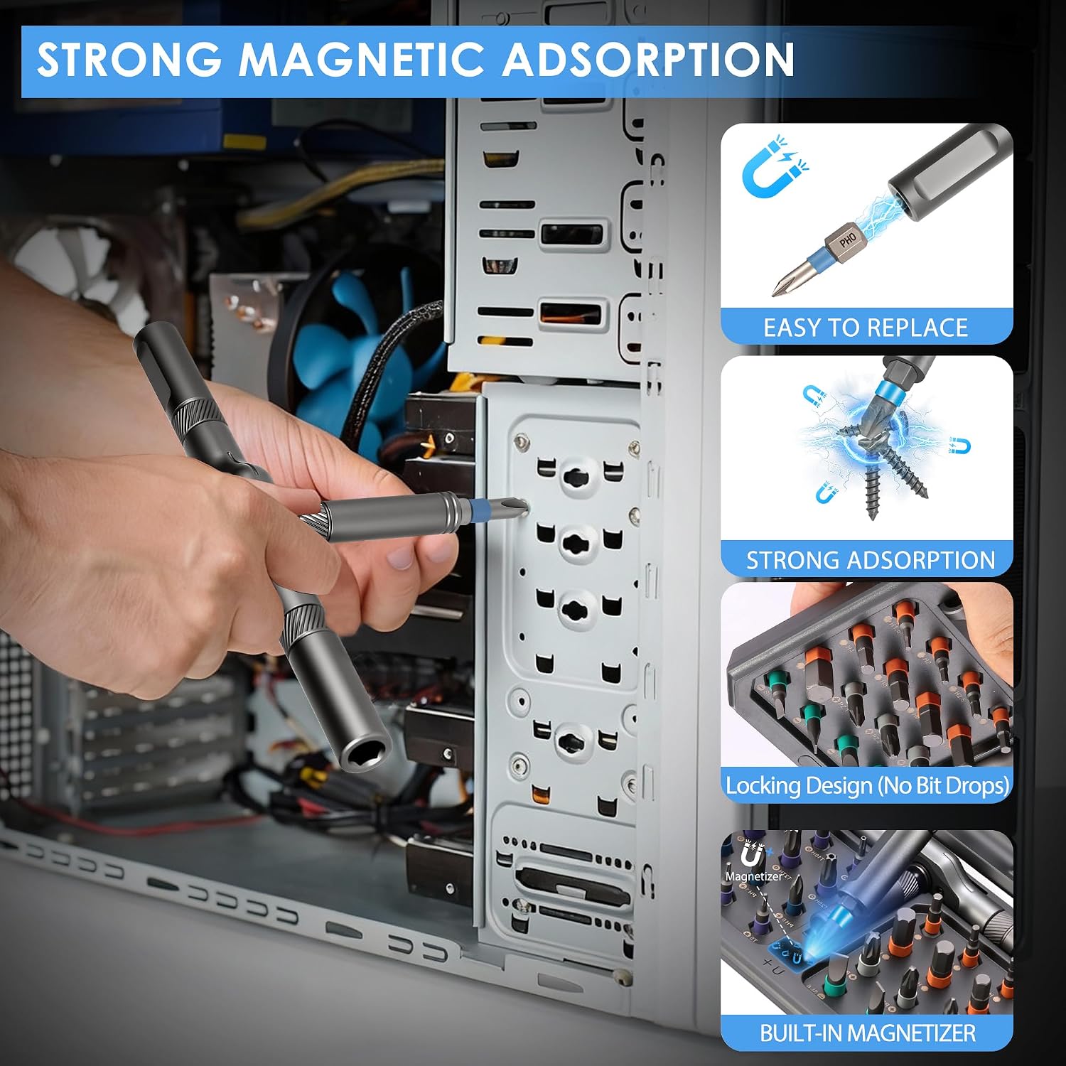 Thumbnail 6 de Asnish Rs34-1mb 42-in-1 Magnetic Precision Screwdriver Set