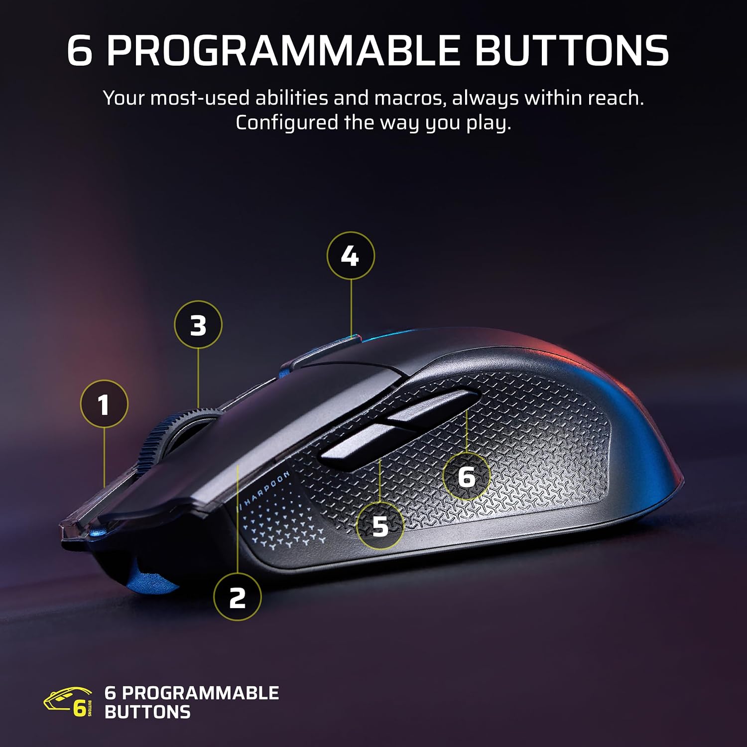 Thumbnail 4 de CORSAIR wireless gaming mouse v2