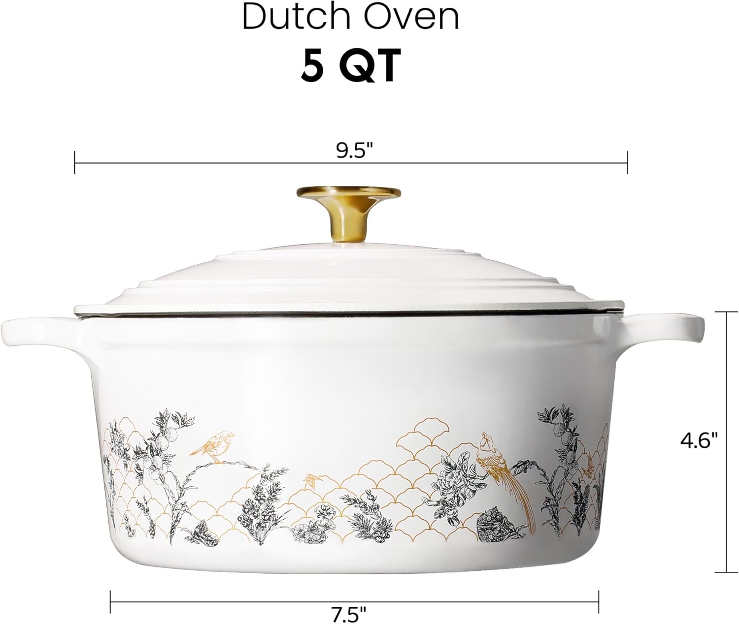 Thumbnail 1 de CAROTE 5QT Cast Iron Dutch Oven 🍲