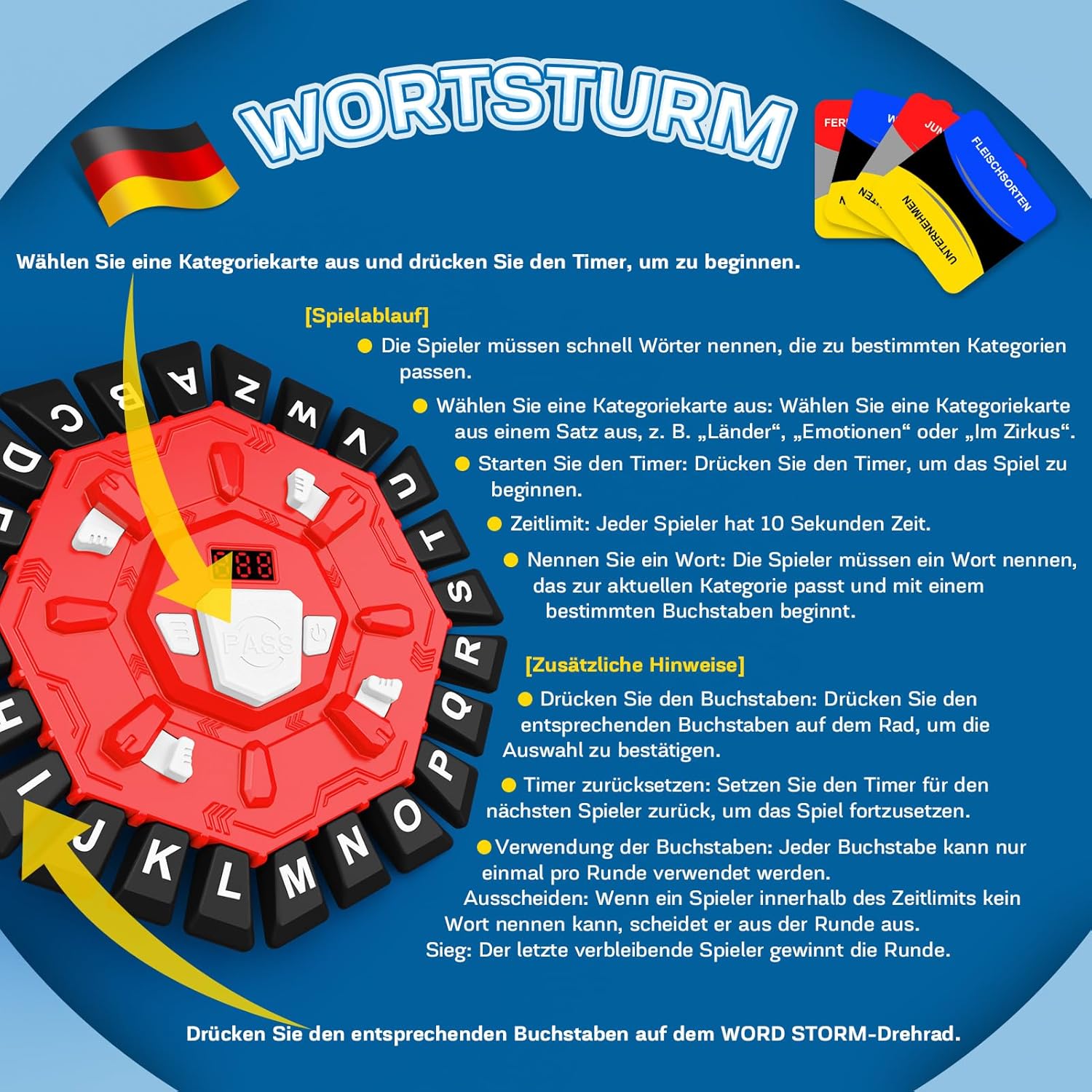 Detalle 2 de Pmgud Wörterspiel 2–8 Spieler 🎲