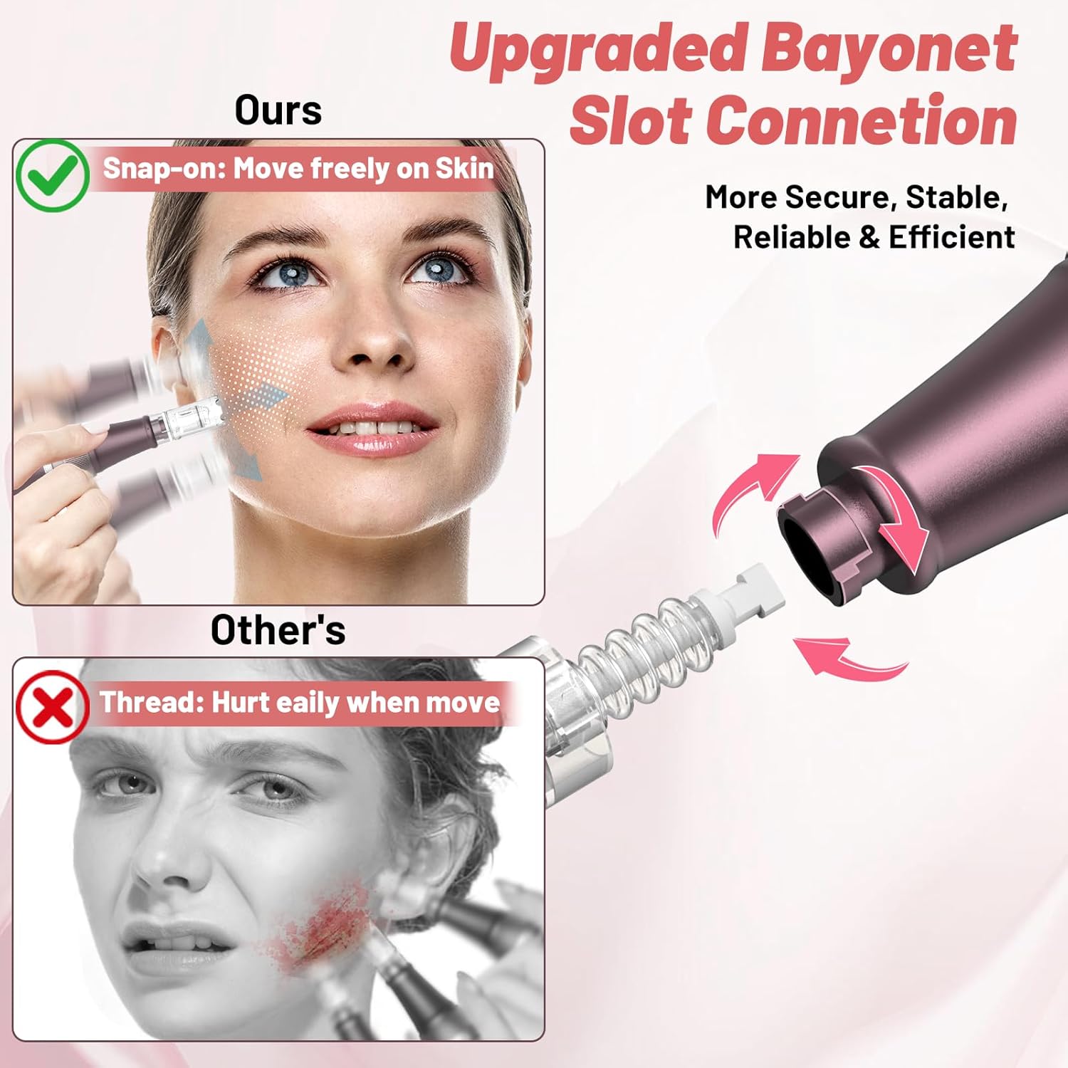 Thumbnail 2 de Buyounger A10 Dermapen Microneedling professionale wireless con 25 cartucce, 5 livelli e display LED