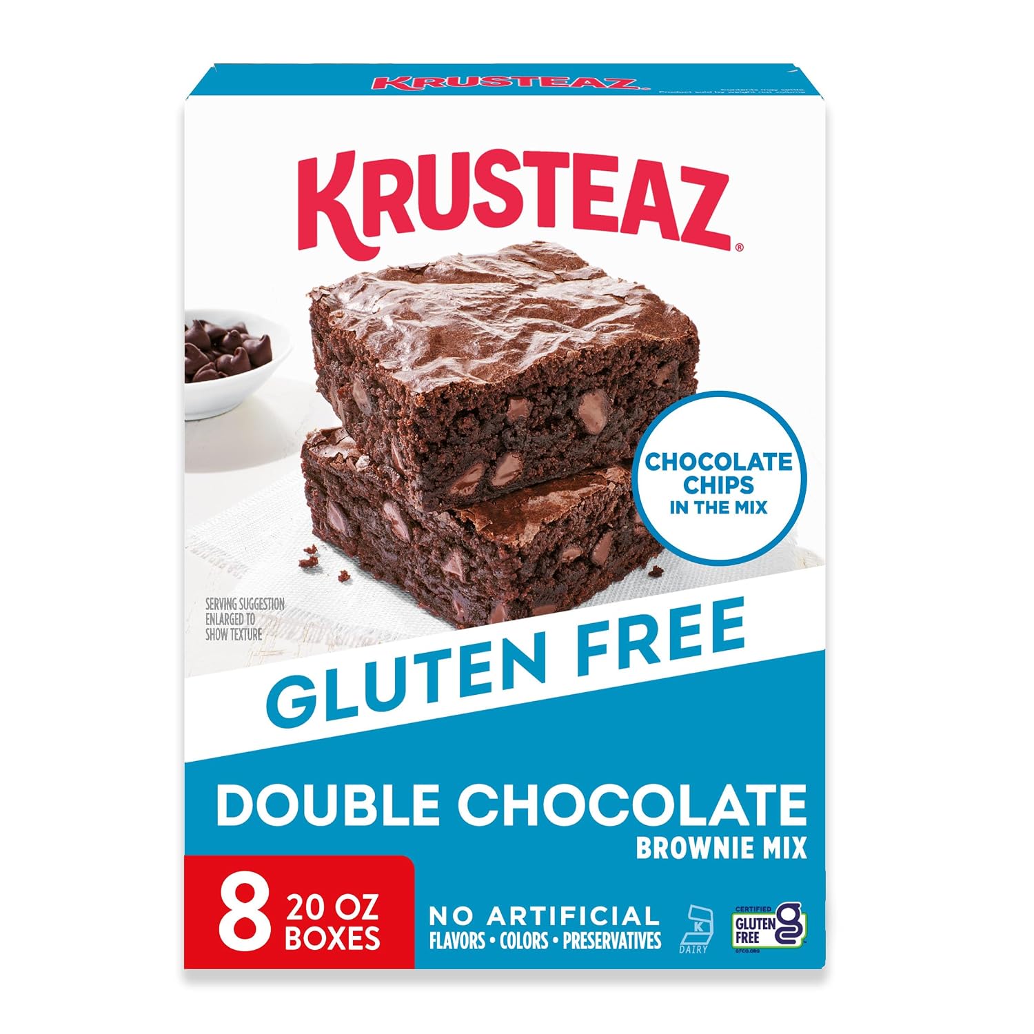 Detalle de Krusteaz Gluten-Free Brownie Mix, 20-ounce