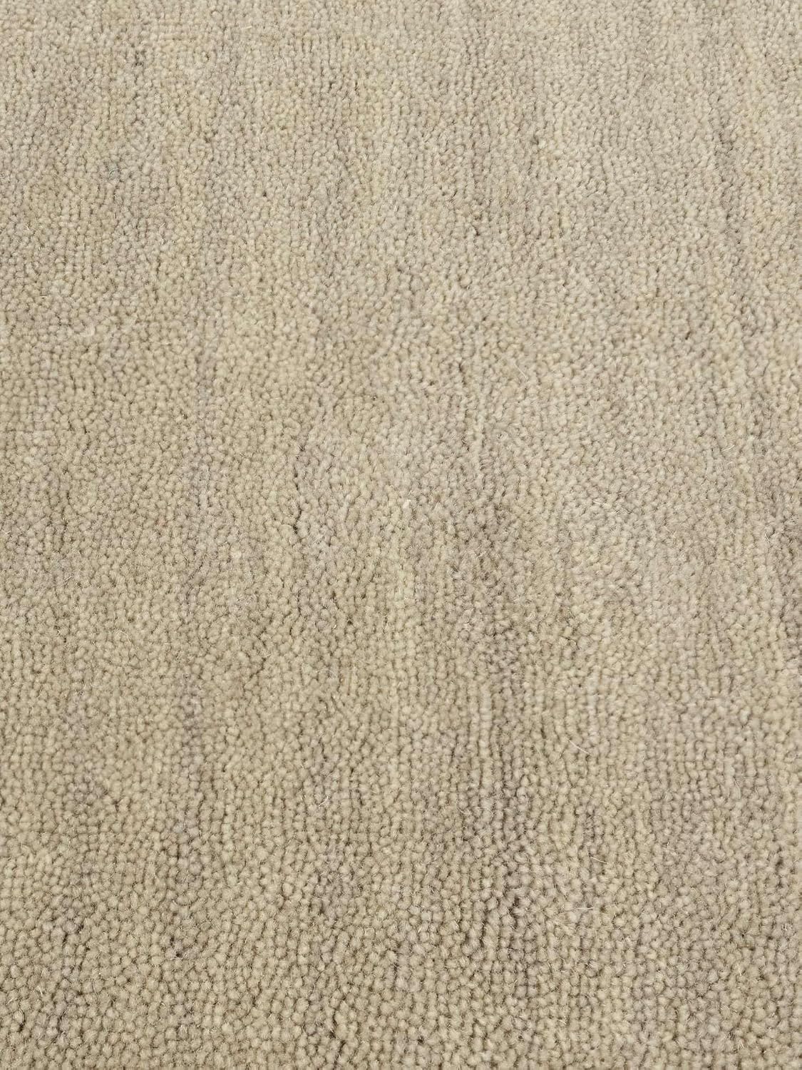Detalle de RugVista Handloom fringes – ręcznie wykonany dywan shaggy 250 x 350 cm, greige