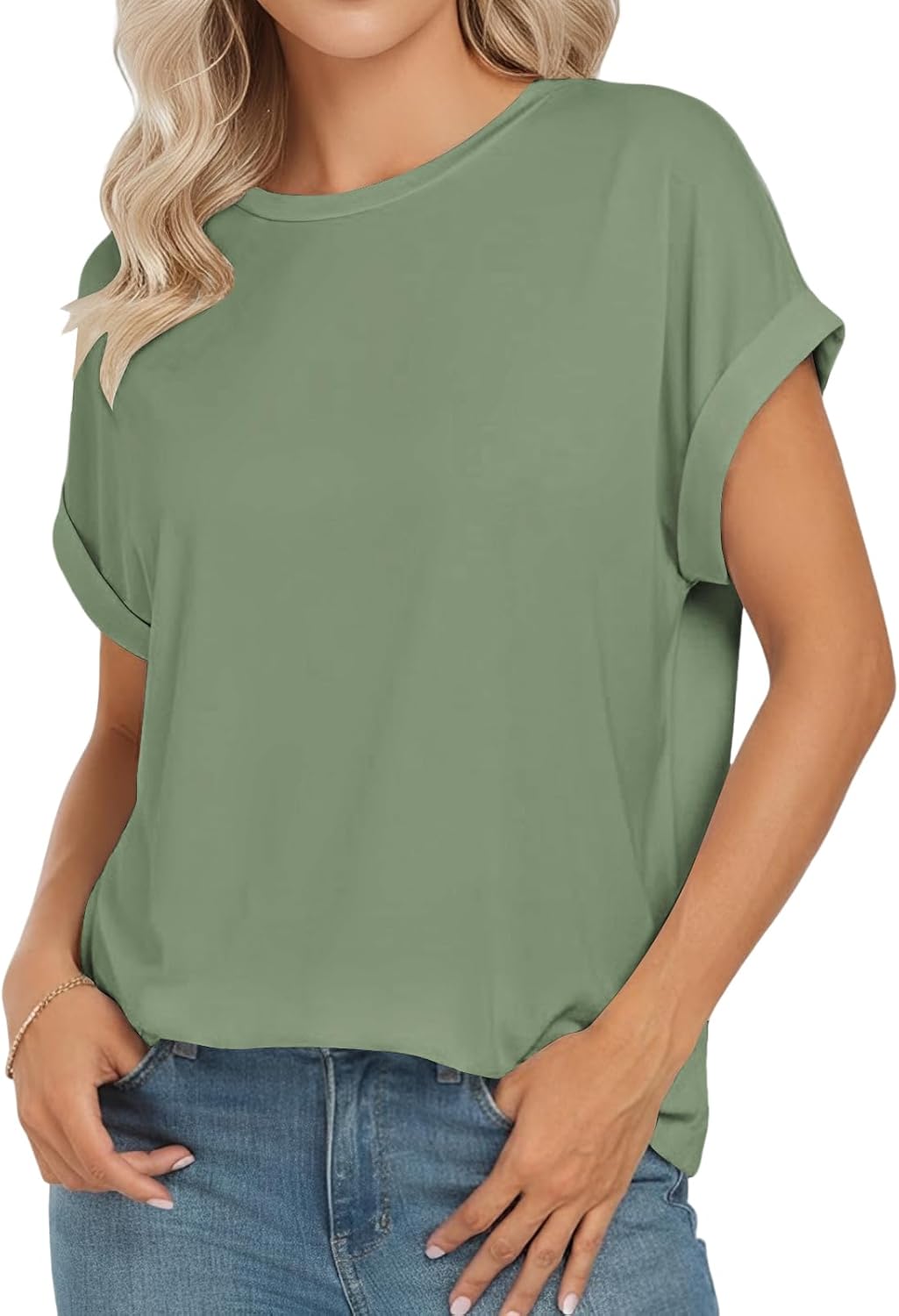 Thumbnail 4 de Cuptacc T-Shirt Damen Rundhals Oversize