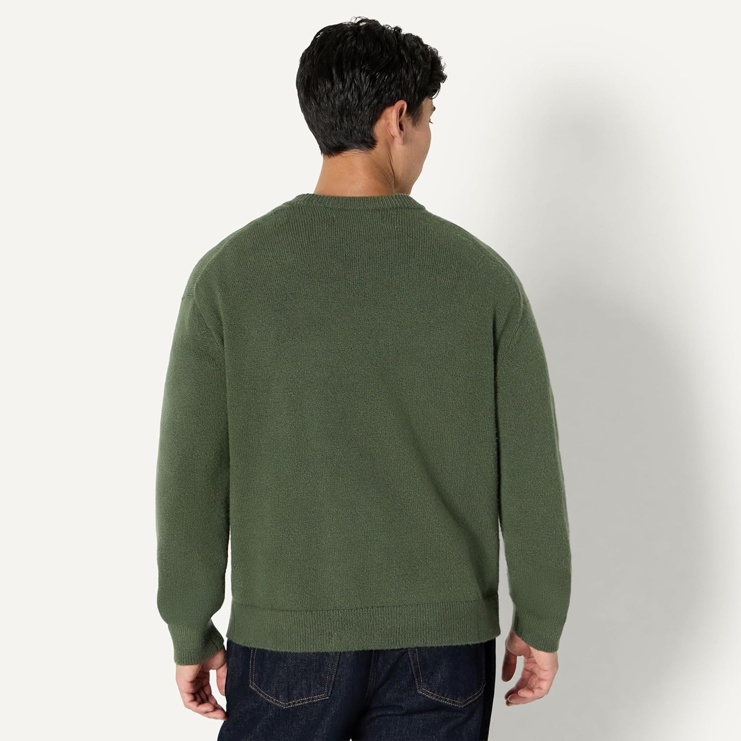 Thumbnail 1 de Amazon Essentials Men’s Relaxed-Fit Cotton Blend Textured Crewneck Pullover Sweater