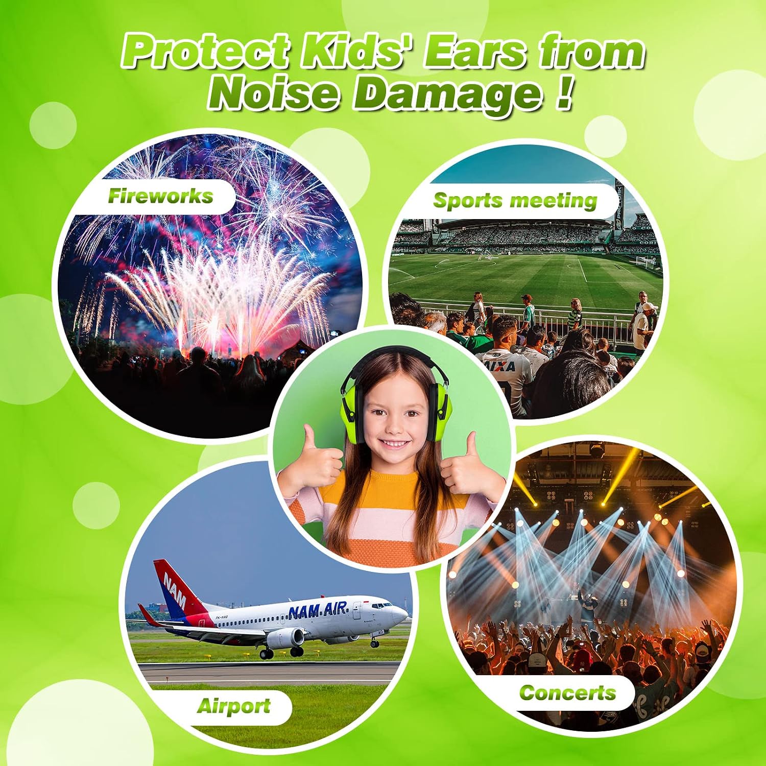 Thumbnail 6 de BraveKoi Kids Ear Defenders 26 dB foldable hearing protection