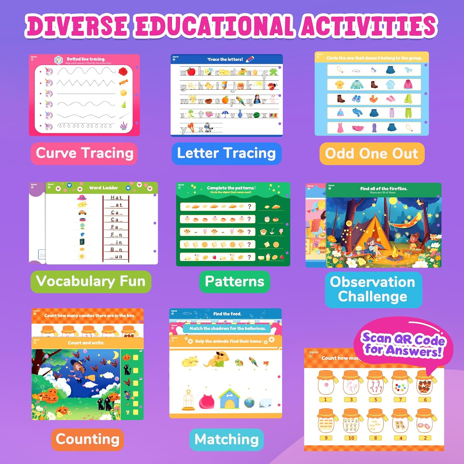 Thumbnail 4 de JoyCat Seek & Find Game Book for Ages 3-5