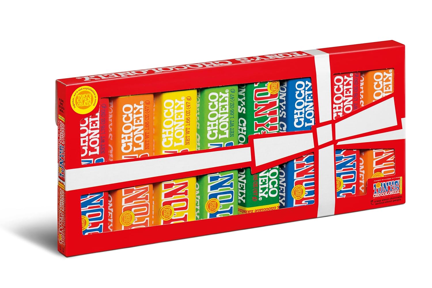 Thumbnail 2 de TONY'S CHOCOLONELY Rainbow Tasting Pack 8er Set – Geschenkverpackung, 385 g