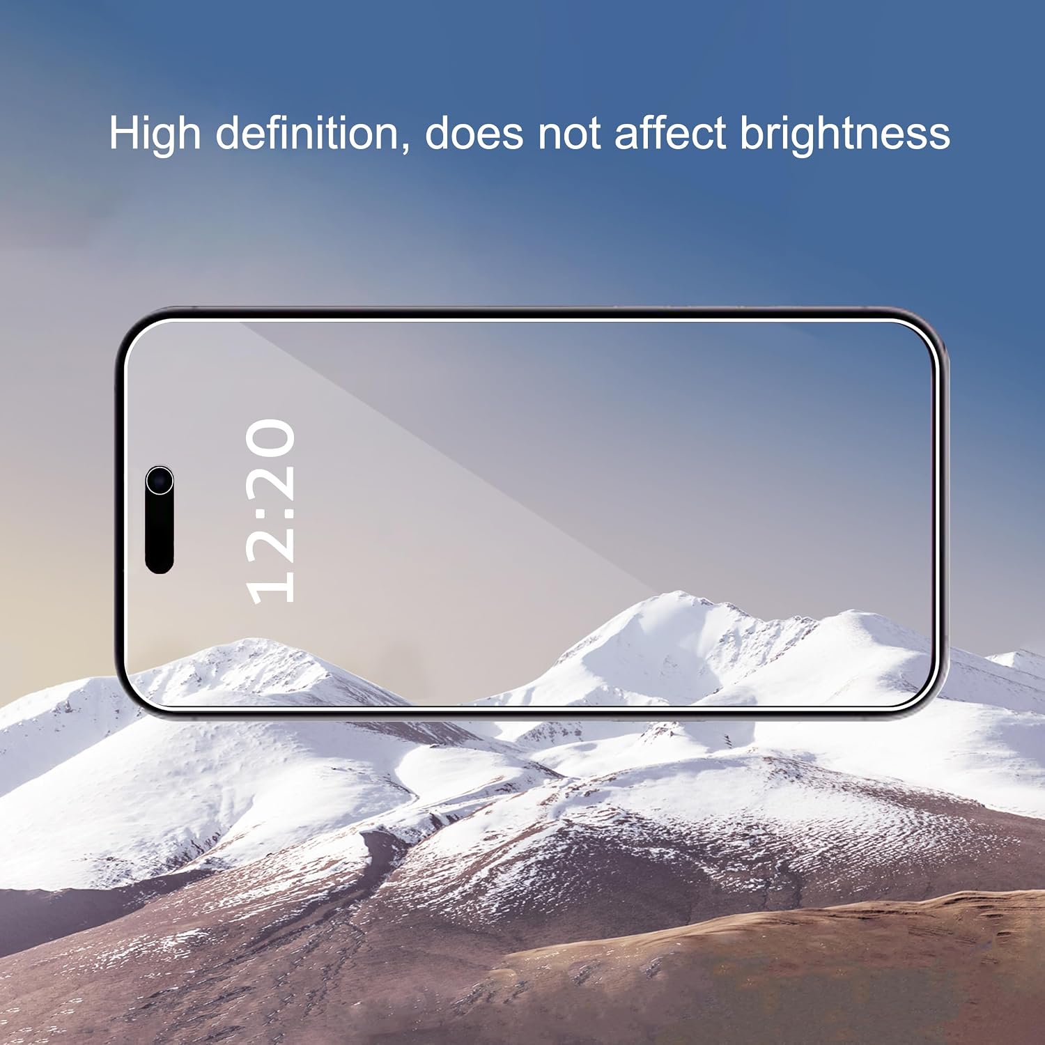 Detalle de Ailun iPhone 17 Pro Max privacy glass