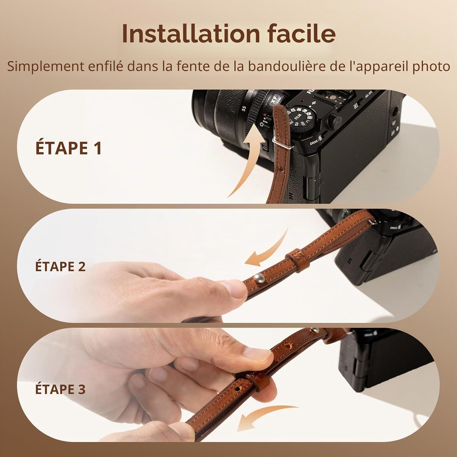 Thumbnail 4 de SMALLRIG Bandoulière Universelle en Cuir 10 kg