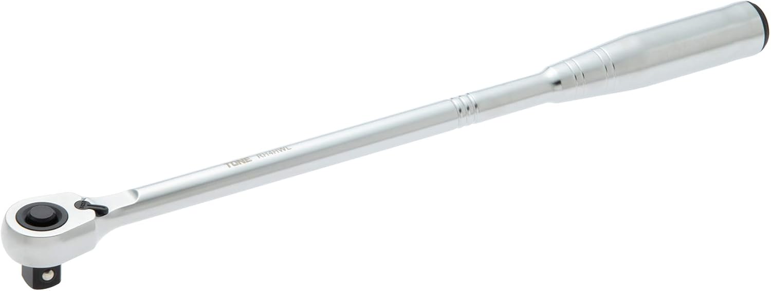 Detalle de トネ(TONE) RH4HWL ロングラチェットハンドル 72枚歯・中空グリップ・差込角12.7mm