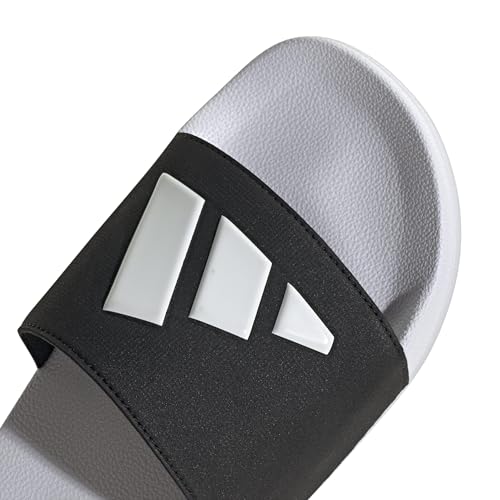 Detalle 2 de adidas ADILETTE SHOWER SLIDES Unisex – Cloud White/Core Black/Cloud White, Größe 54 EU
