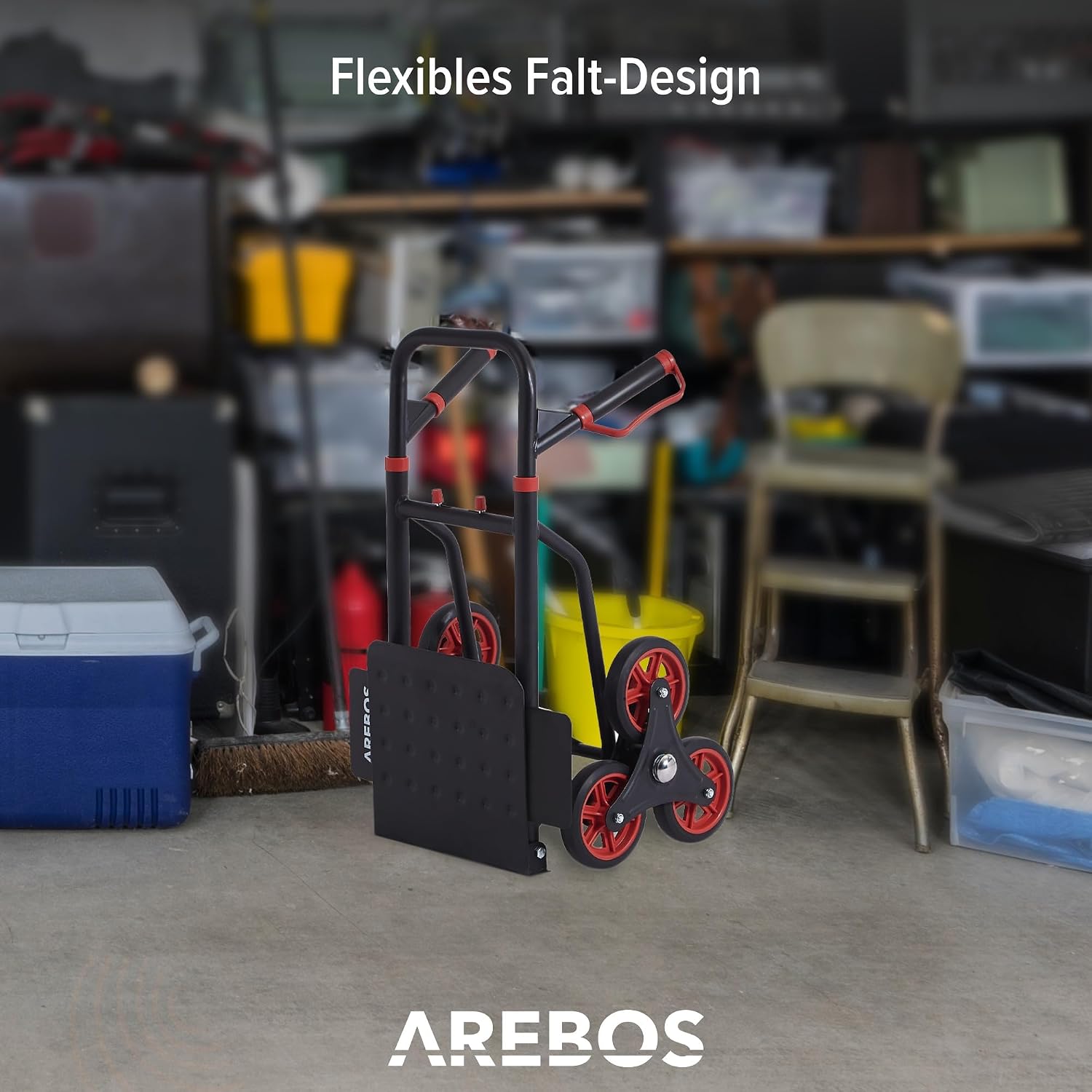 Detalle 2 de Arebos Treppenkarre klappbar 150 kg