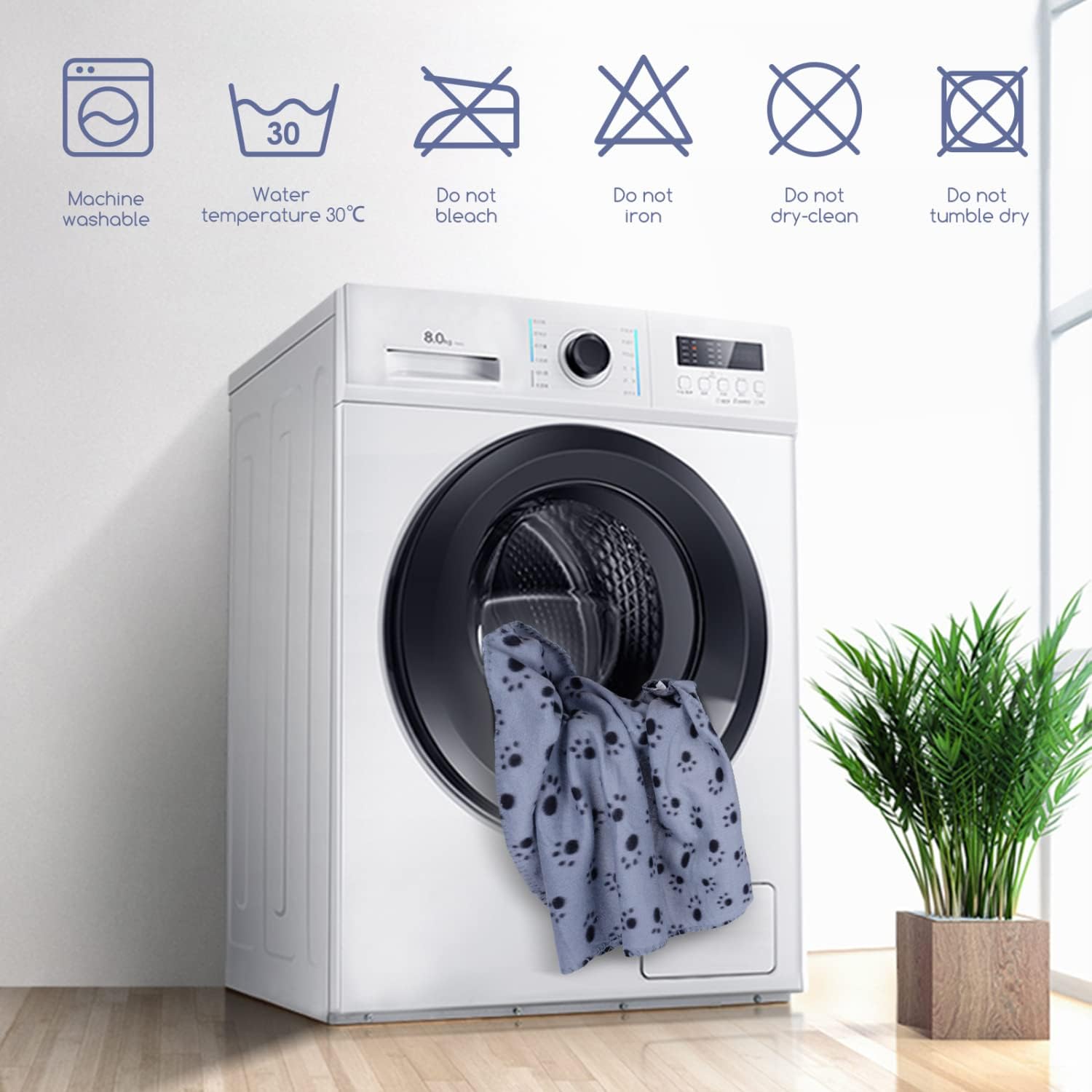 Thumbnail 5 de Nobleza 3 Pezzi coperta per cane 75x75 cm